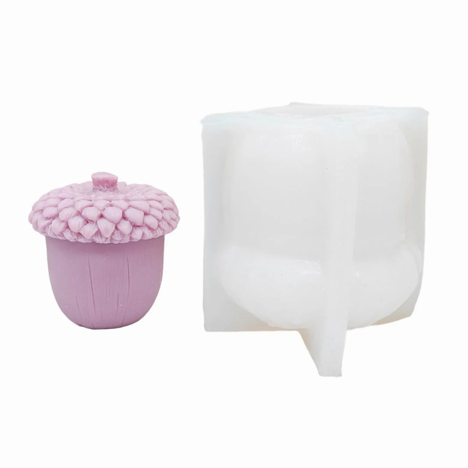 Piñas de pino, moldes de velas, forma de piña, molde de silicona, moldes para velas perfumadas, yeso para decoración del hogar, molde de silicona, piñas de pino, arcilla, fabricación artesanal