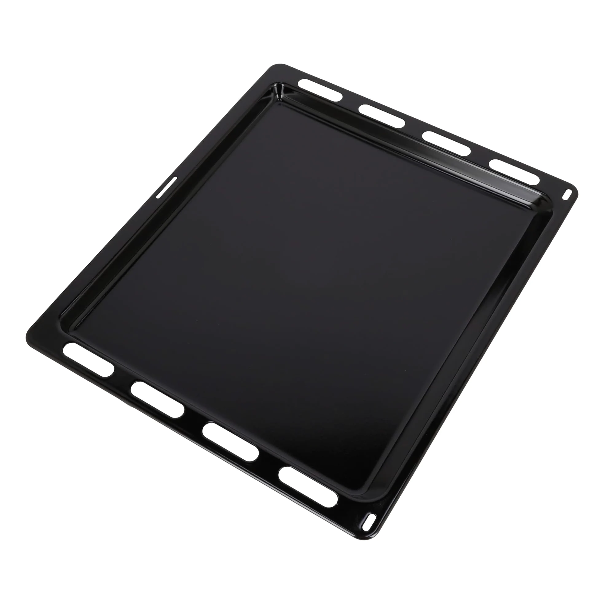 sparefixd ARISTON - Bandeja de horno esmaltada negra 44 x 37 cm