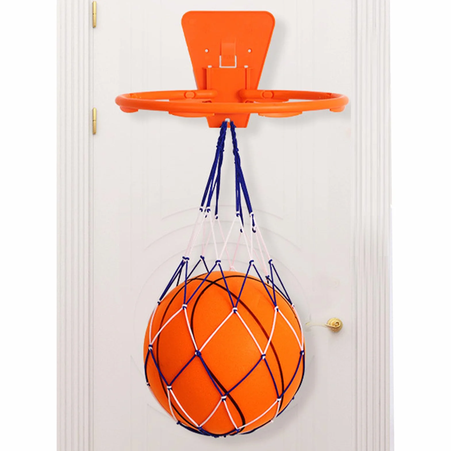 Aro de Baloncesto para Niños Montado en la Pared, Canasta Portátil para Puerta, Interior y Exterior