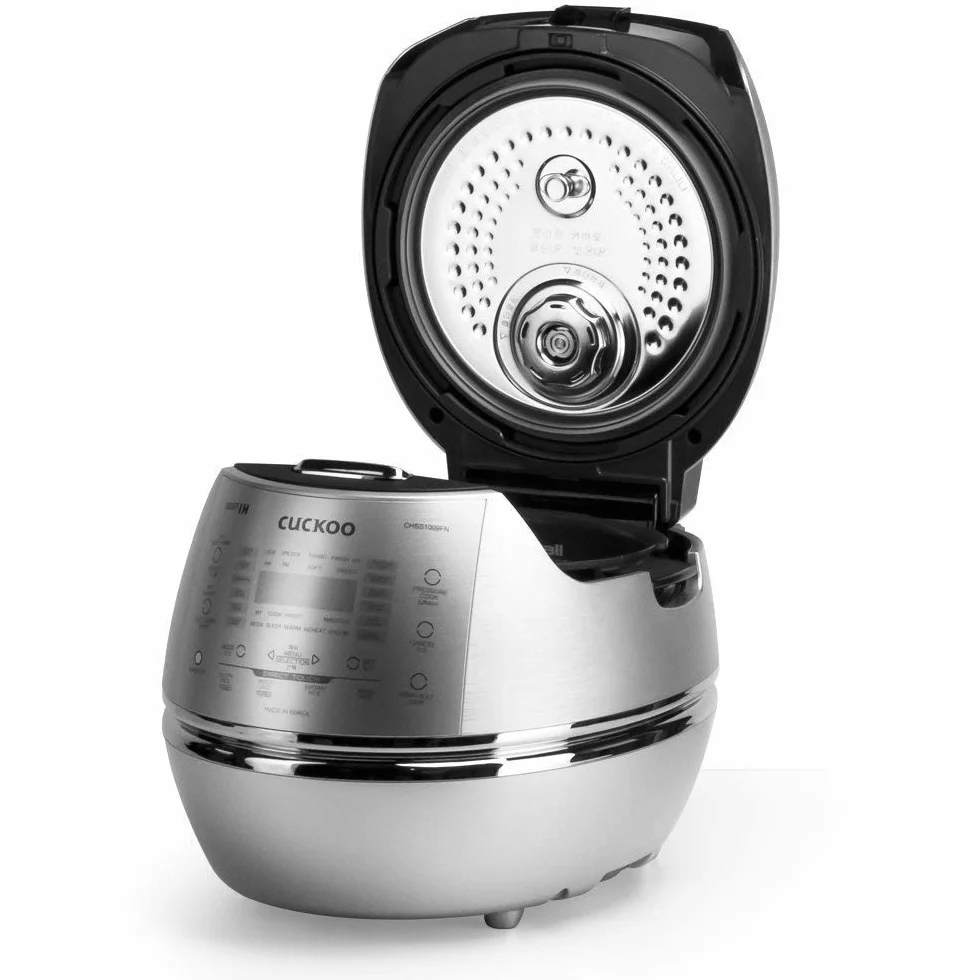 CUCKOO CRP-CHSS1009FN Arrocera a presión de vapor Rice Cooker 1,8 l 10 tazas | IH tecnología de calefacción por inducción | programable | arroz GABA | tecnología DSP | válvula de vapor de seguridad