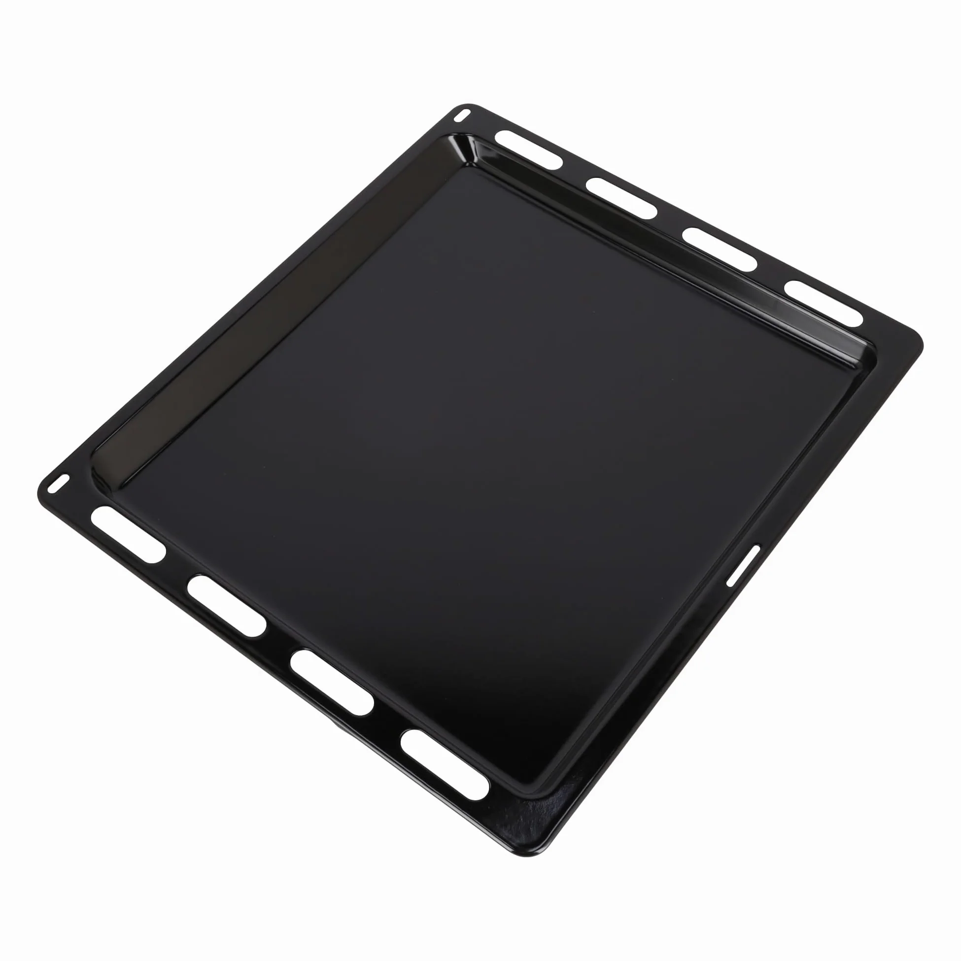 sparefixd ARISTON - Bandeja de horno esmaltada negra 44 x 37 cm