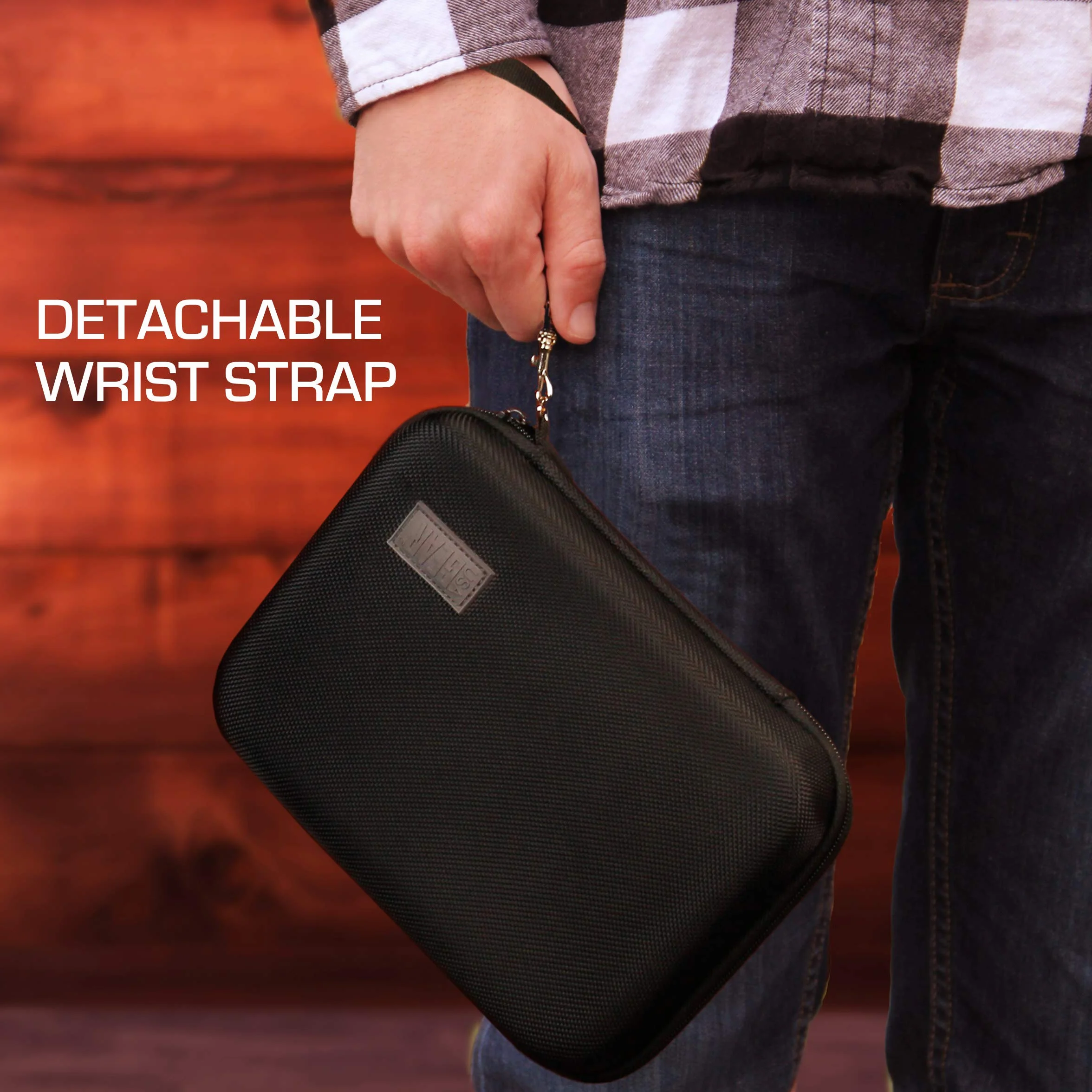 USA Gear - Funda rígida para Dardos (8 Dardos y Accesorios, Puntas, Ejes y Volantes, Compatible con Dardos de Punta Blanda y Punta de Acero, Color Negro