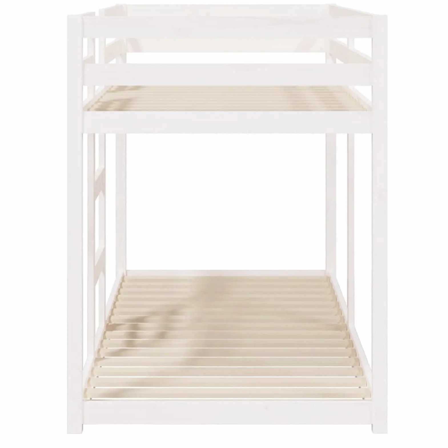 Festnight Litera de Madera 80 x 200 cm, Cama Litera Juvenil y Adulto, Blanco