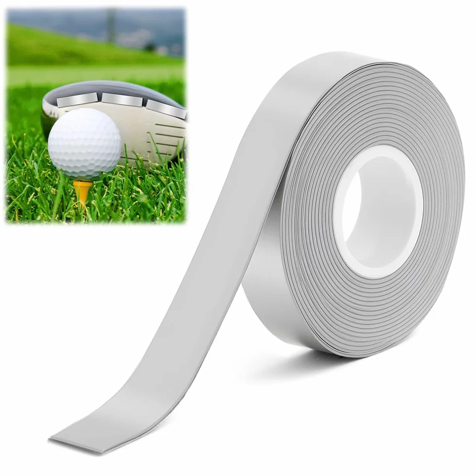 flintronic Cinta De Plomo Adhesiva, Cinta De Plomo de Alta Densidad de Corte Gratuito, 2/3 Gramos por Pulgada, Cinta de clomo Golf, para Pesca Tenis Raqueta Pickleball Paleta de Bádminton