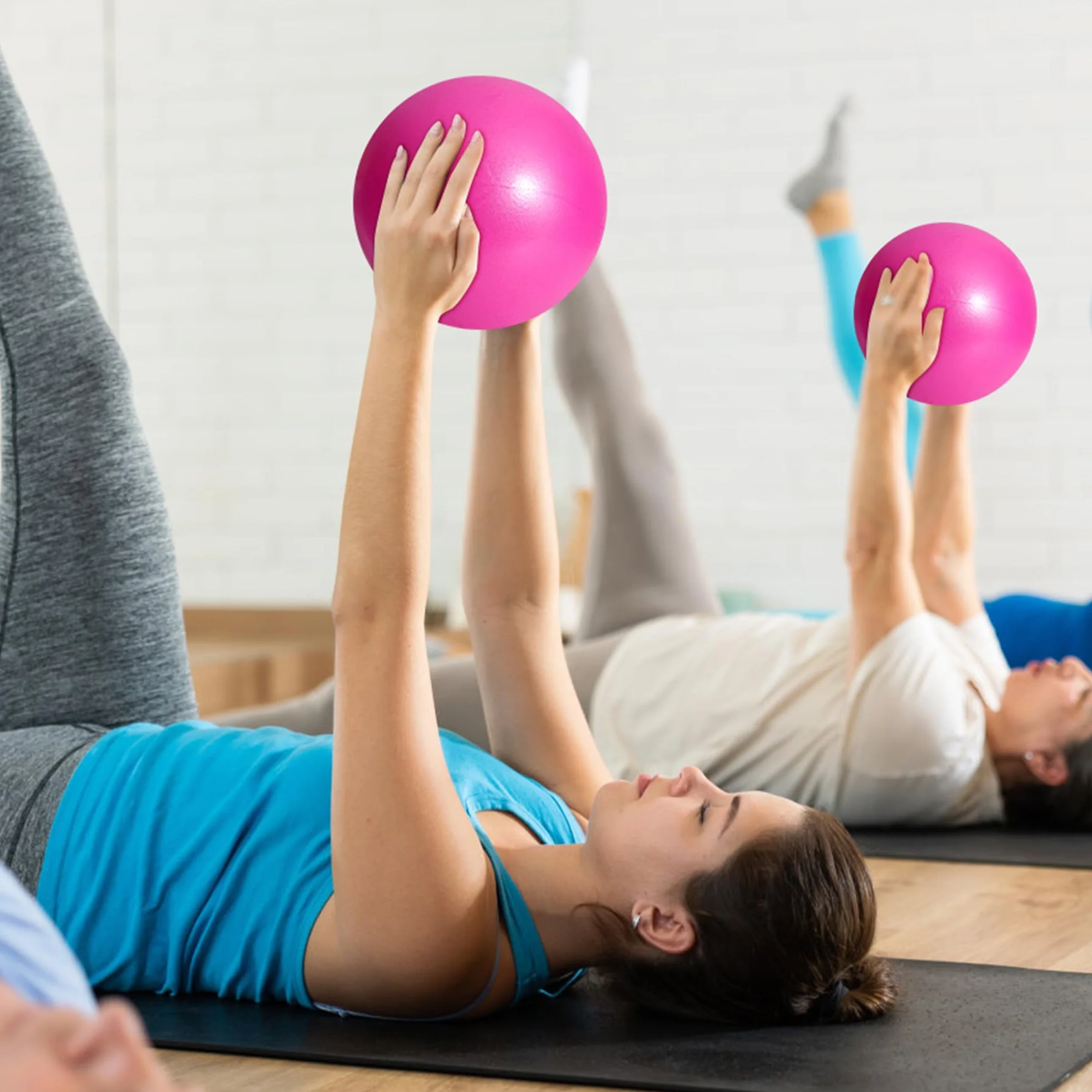 TRIXES Pelota de fortalecimiento Pilates, espuma PVC, yoga, entrenamiento, gimnasio