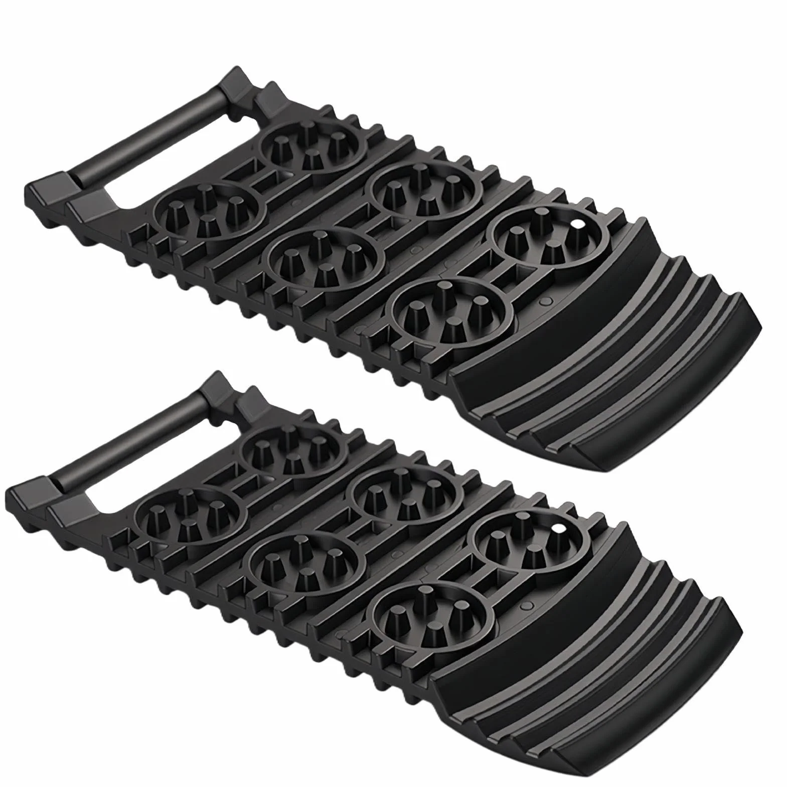 Genérico Traction Boards – 12.4 Inch Recovery Track Ramps | PE Heavy Duty Mats – Dúrable Off-rôad Vehicle Rescue Traction Aids for Mud Sand Snow and Rócky Outdoor Overlanding Trips