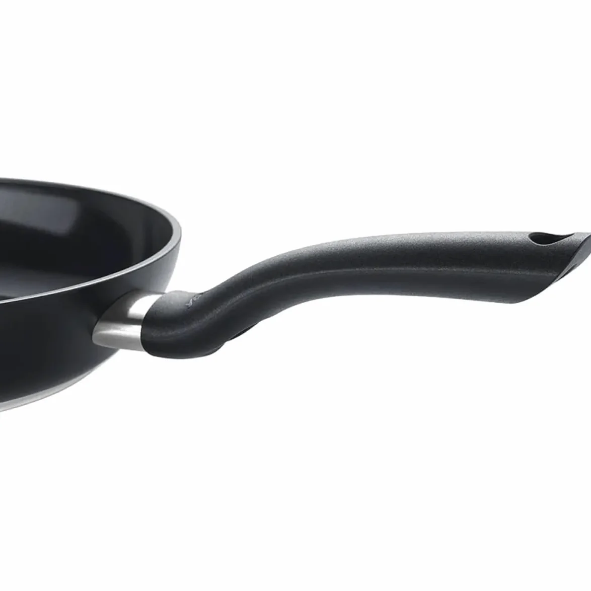 Fissler Essential Black - Sartén con revestimiento de aluminio (26 cm, revestimiento de cerámica, sin PFAS/PTFE, inducción), color negro