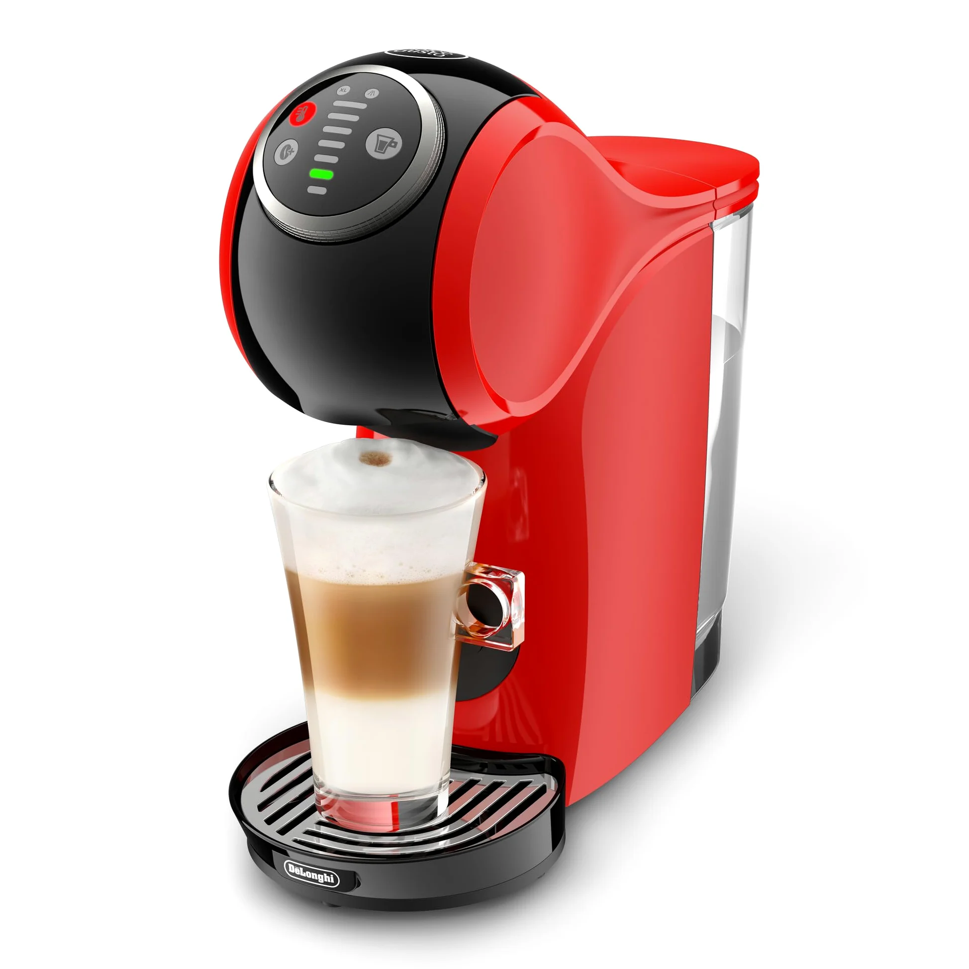 NESCAFÉ DOLCE GUSTO Genio Plus Line EDG315.R - Cafetera automática de cápsulas, 15 bares de presión, 0.8 l, color rojo