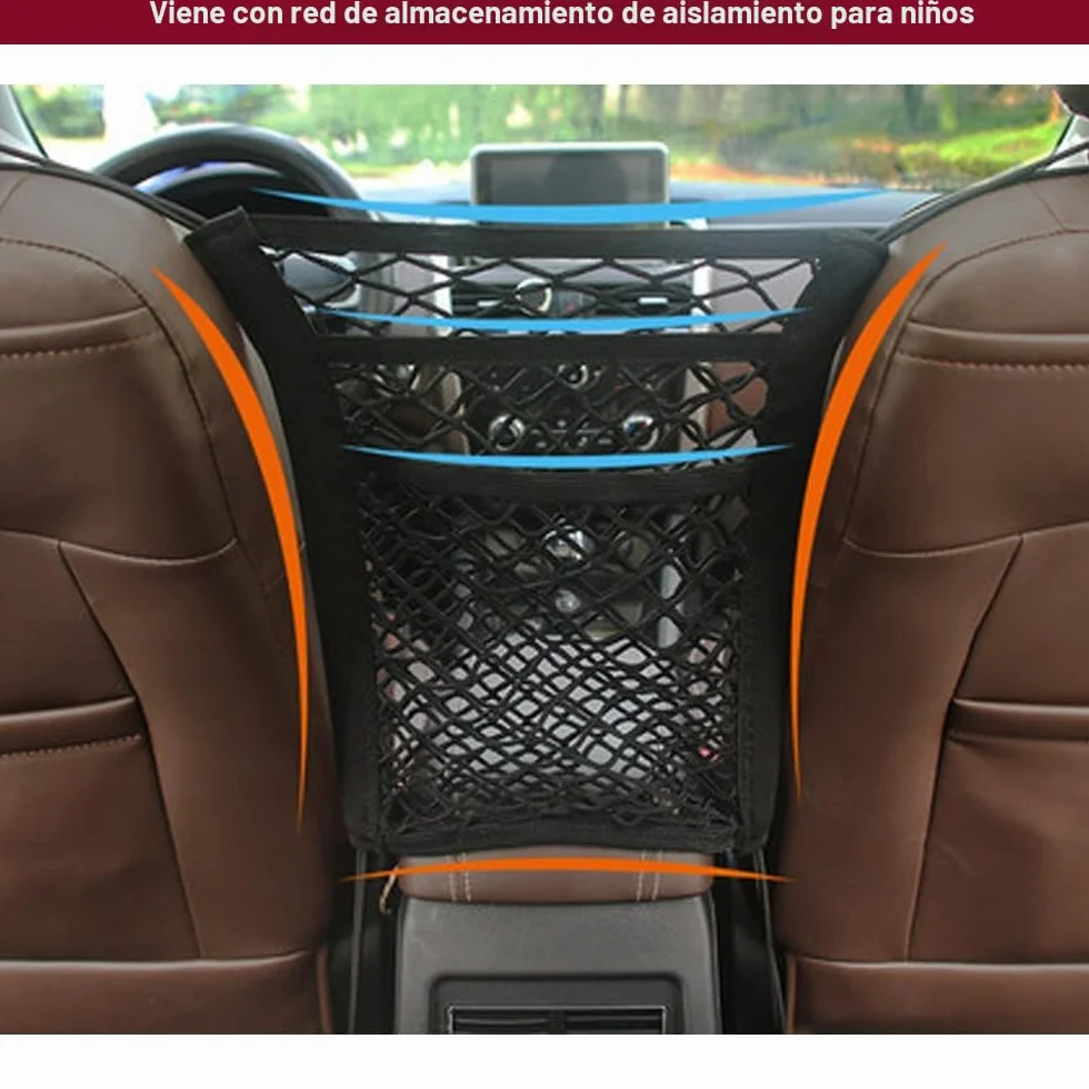 2Pcs Organizador De Asiento De Coche, Almacenamiento De Asiento De Automóvil Con Soporte De Mesa De Comedor Plegable, Organizador Para Coche Para Juguetes, Aperitivos, Artículos Básicos De Viaje, Etc