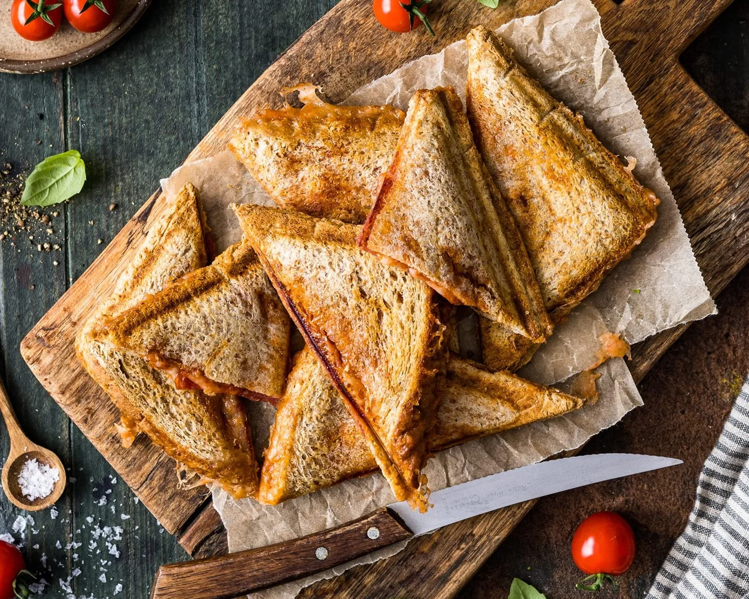 Rommelsbacher ST 1000 tostiera 1000 W Nero, Argento (Rommelsbacher ST 1000 sandwichtoaster)