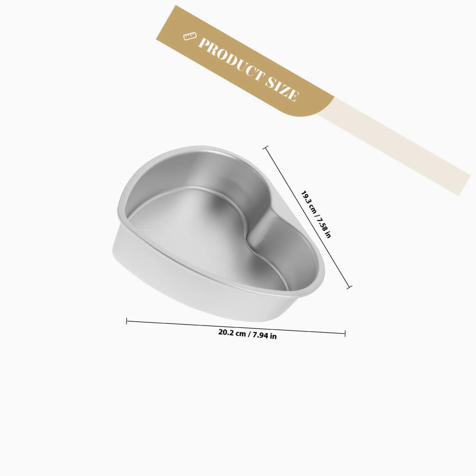 Artibetter Molde para Pastel de 8 Pulgadas en Forma de Corazón Molde Desmontable Antiadherente para Repostería DIY Utensilio de Cocina Resistente a Altas Temperaturas Adecuado para Tartas