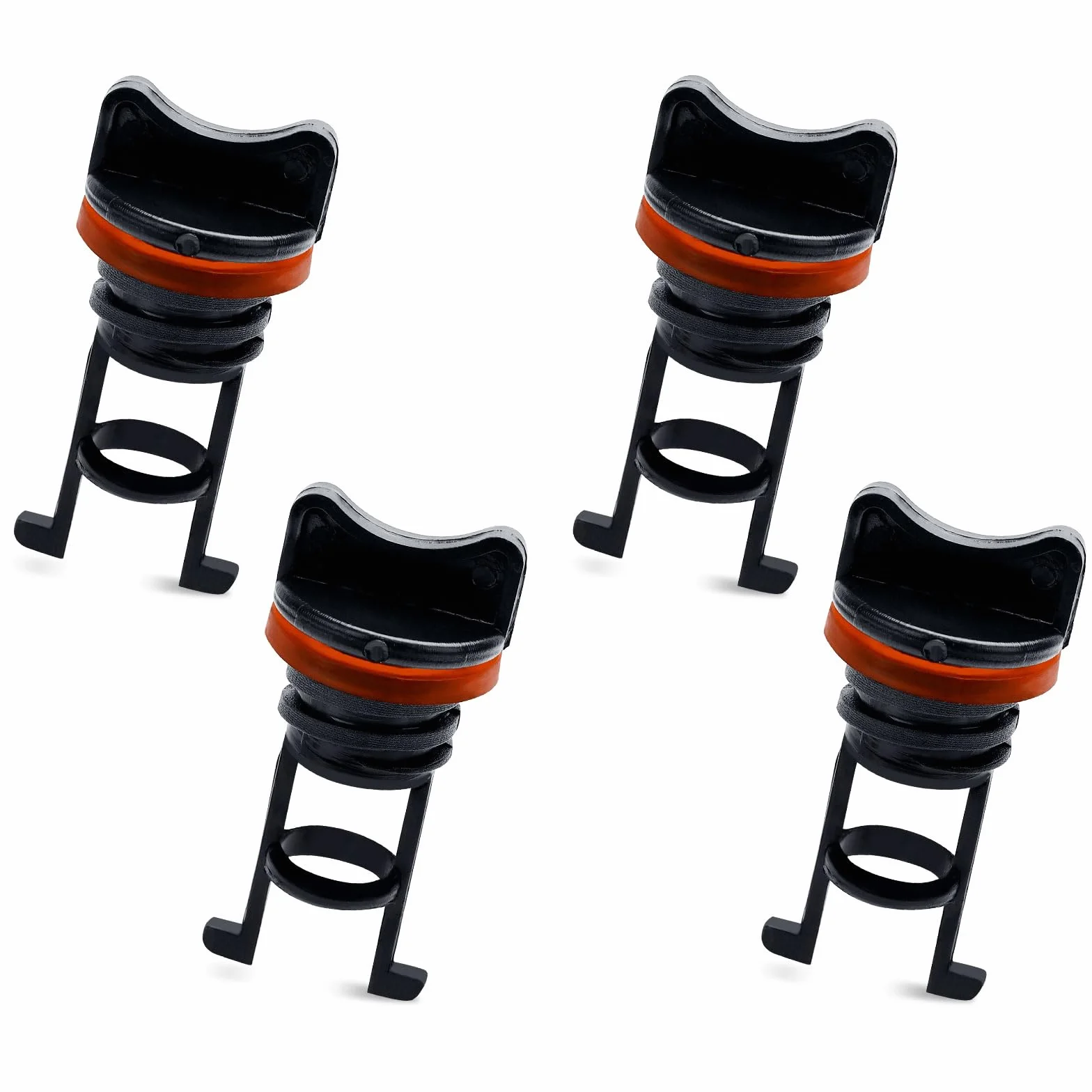 PEUTIER 4uds Tapones de Drenaje para Barcos, 1,9cm Diámetro Rosca de Nailon para Kayak Accesorios