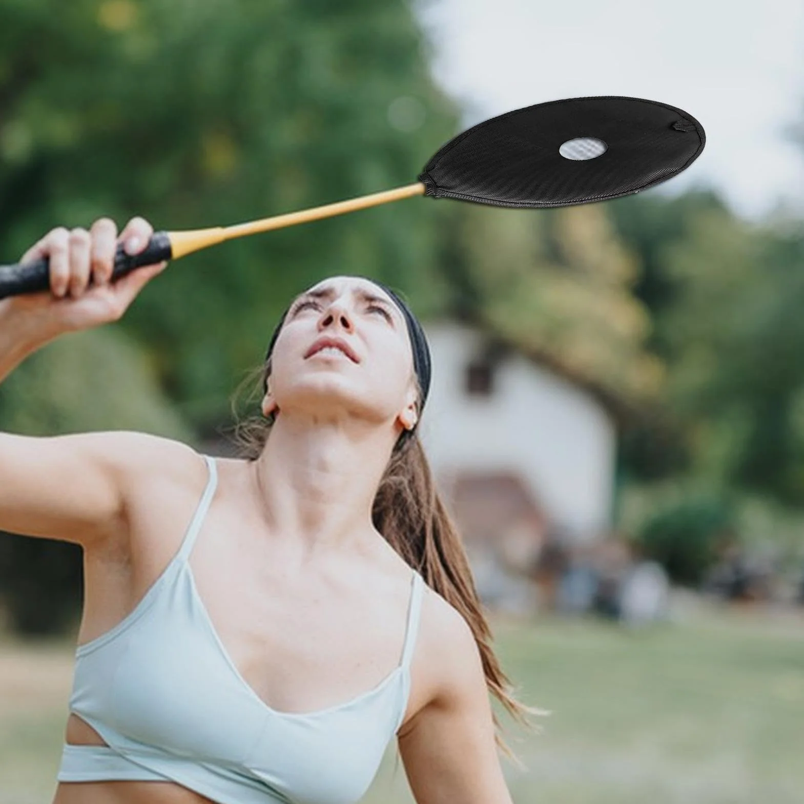 Funda de entrenamiento para raqueta de bádminton, protectora cómoda