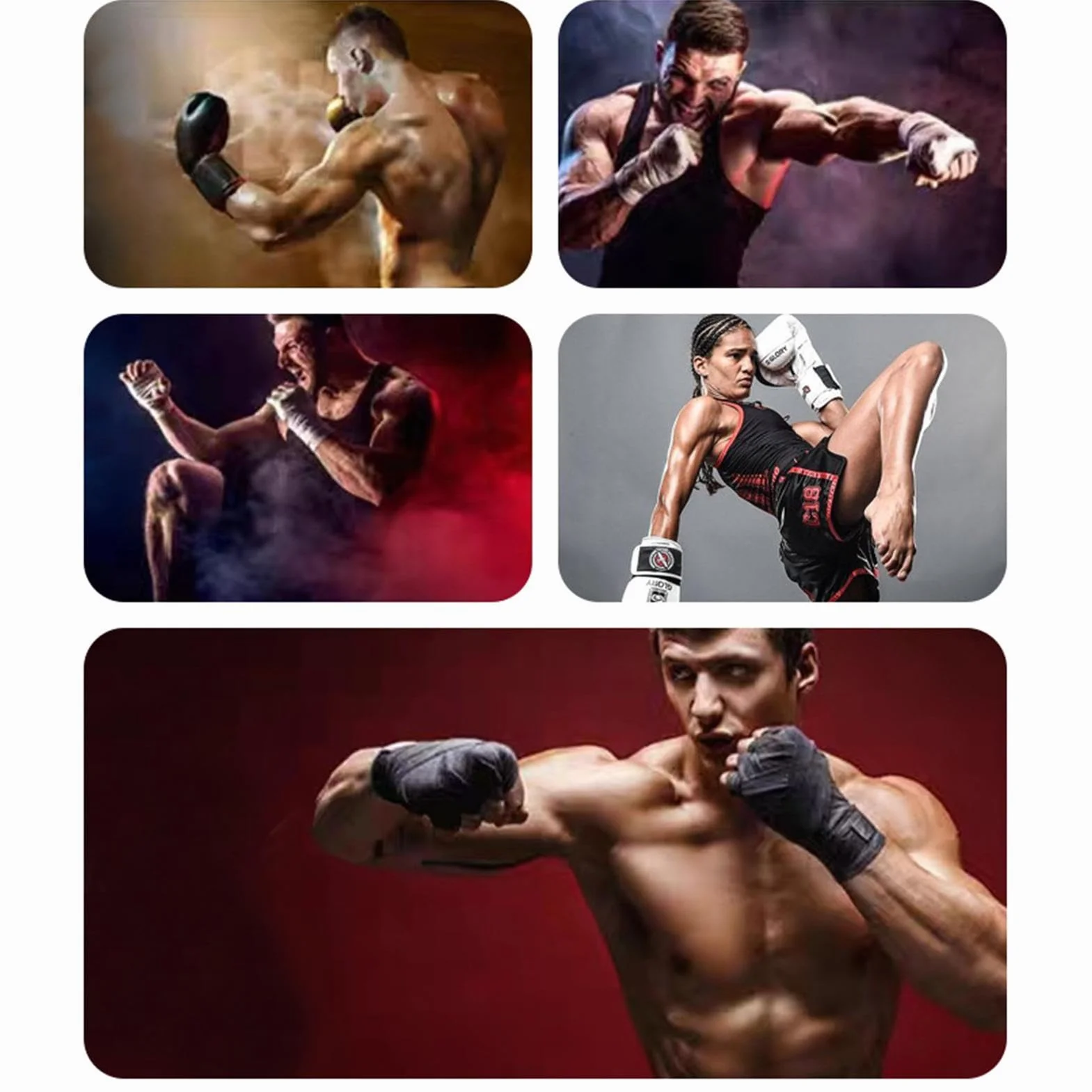 Saco de boxeo de pared - Wall Fighting Pad montado en la pared Cojín de entrenamiento fitness