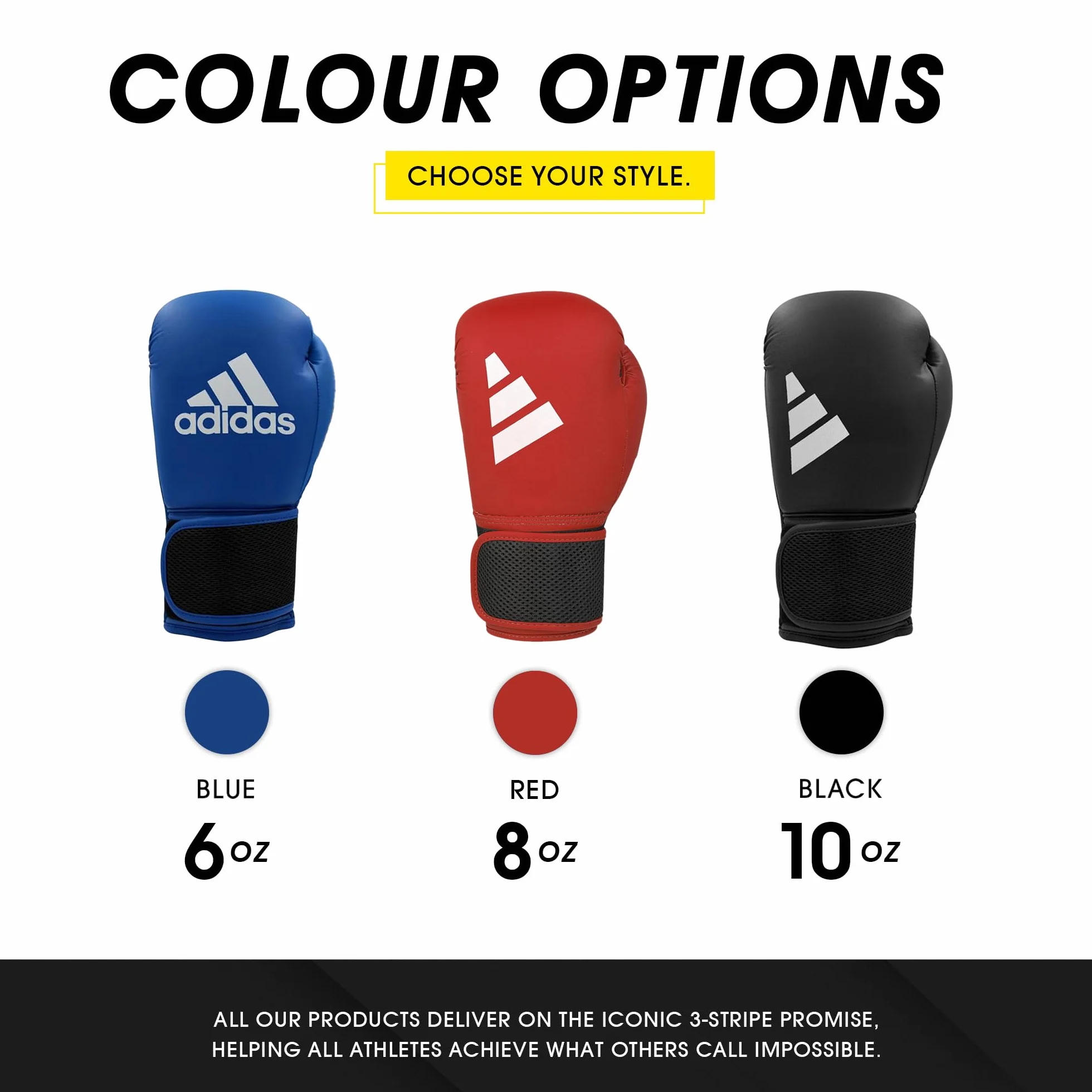 adidas Hybrid 25 Guantes de Boxeo Rojo 12 oz EU