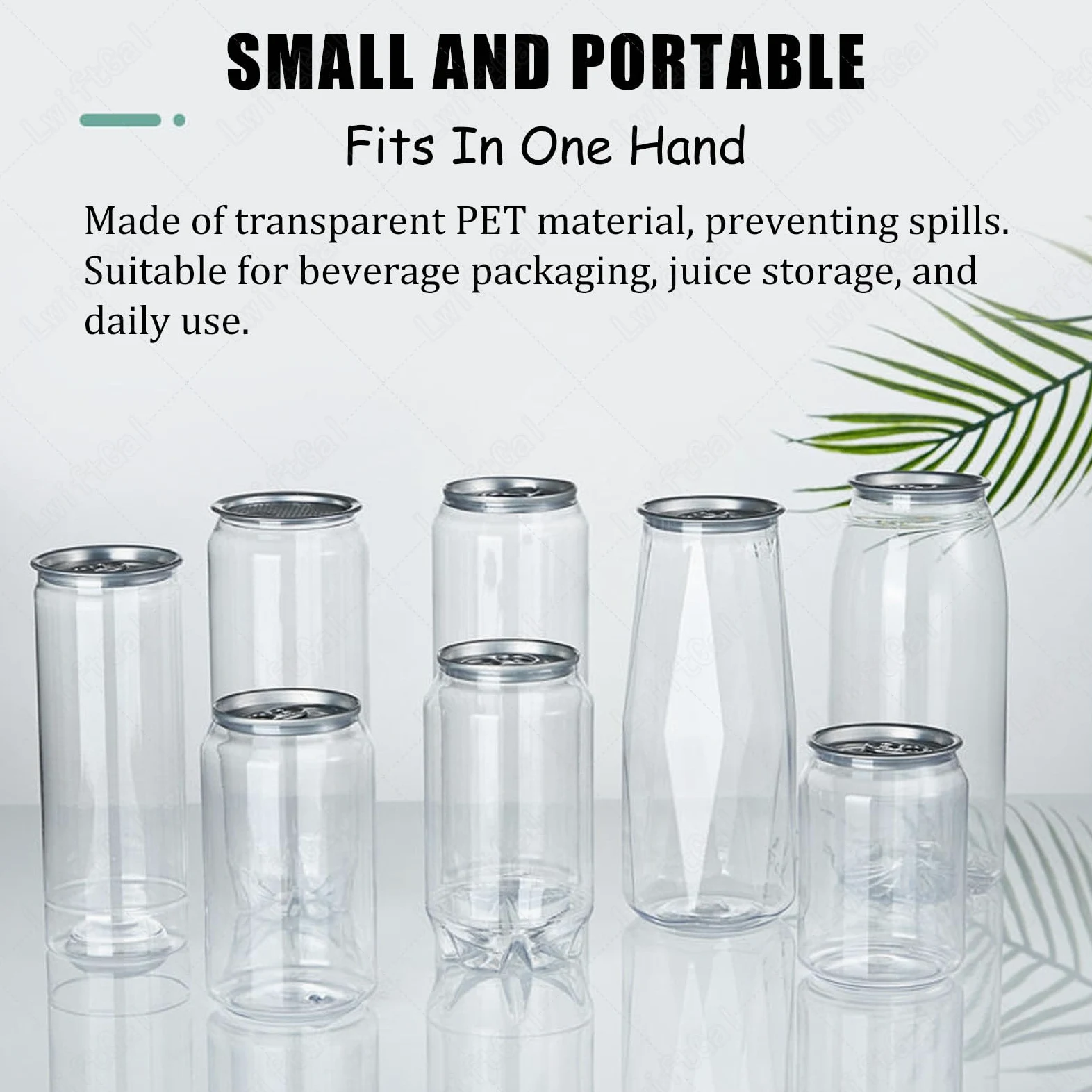 Vasos transparentes a prueba de fugas, botellas de plástico desechables con tapas de aluminio para jugo y Boba, compatibles con sellador automático de tazas, paquete de 200, 250 ml