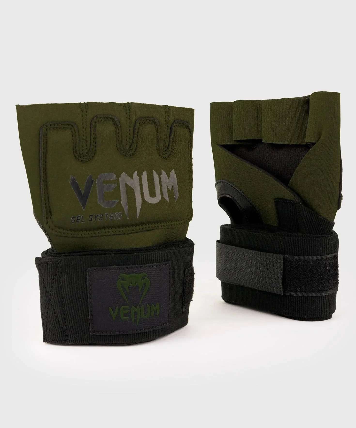 VENUM Kontact Gel Guante Venda Caqui Negro M
