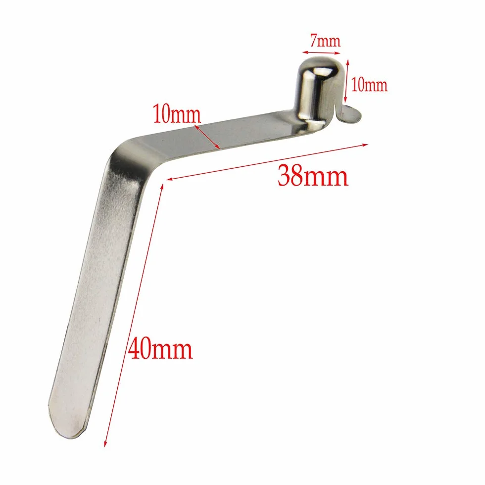 Clip de resorte de un solo botón 50 piezas 3-9 mm para kayak paddle snap clip tienda campaña