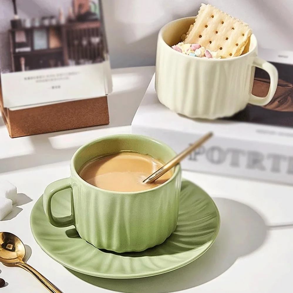 Tazas Cafe Juego De Tazas Cerámica Taza Café Alto Valor Mug Cups(2)