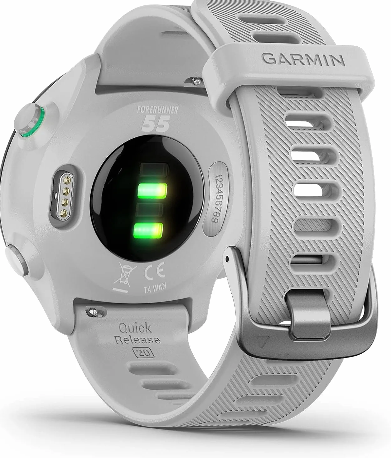 Garmin Forerunner 55 Reloj Inteligente para Running con GPS, Planes de Entrenamiento, Seguimiento del Bienestar, Blanco