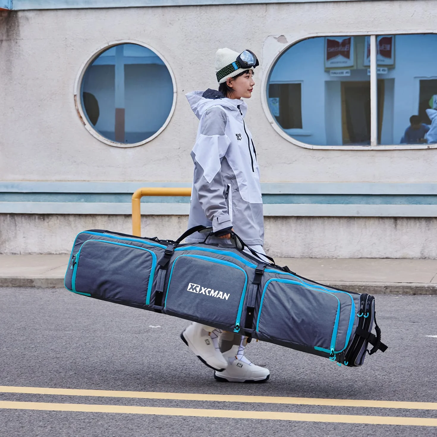 XCMAN Bolsa de snowboard 160/190 cm resistente para viajes