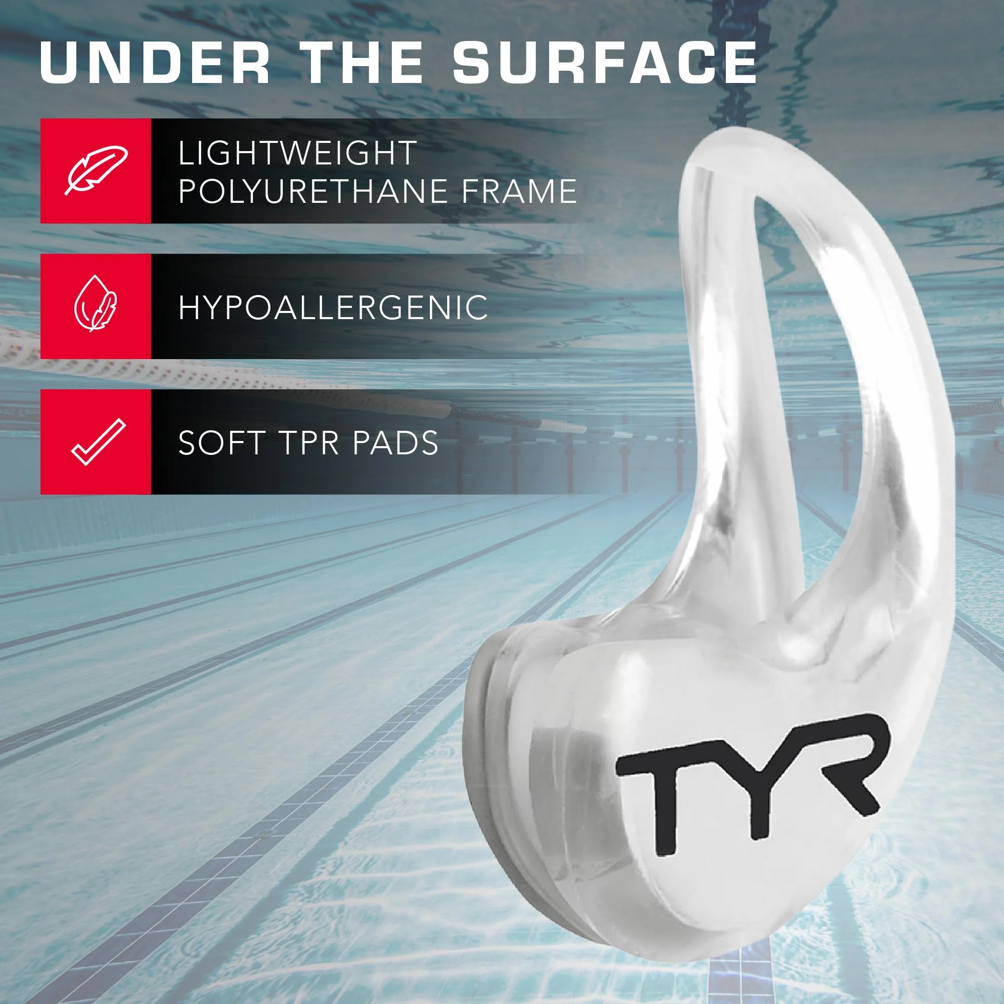 TYR Ergo Pinzas de natación