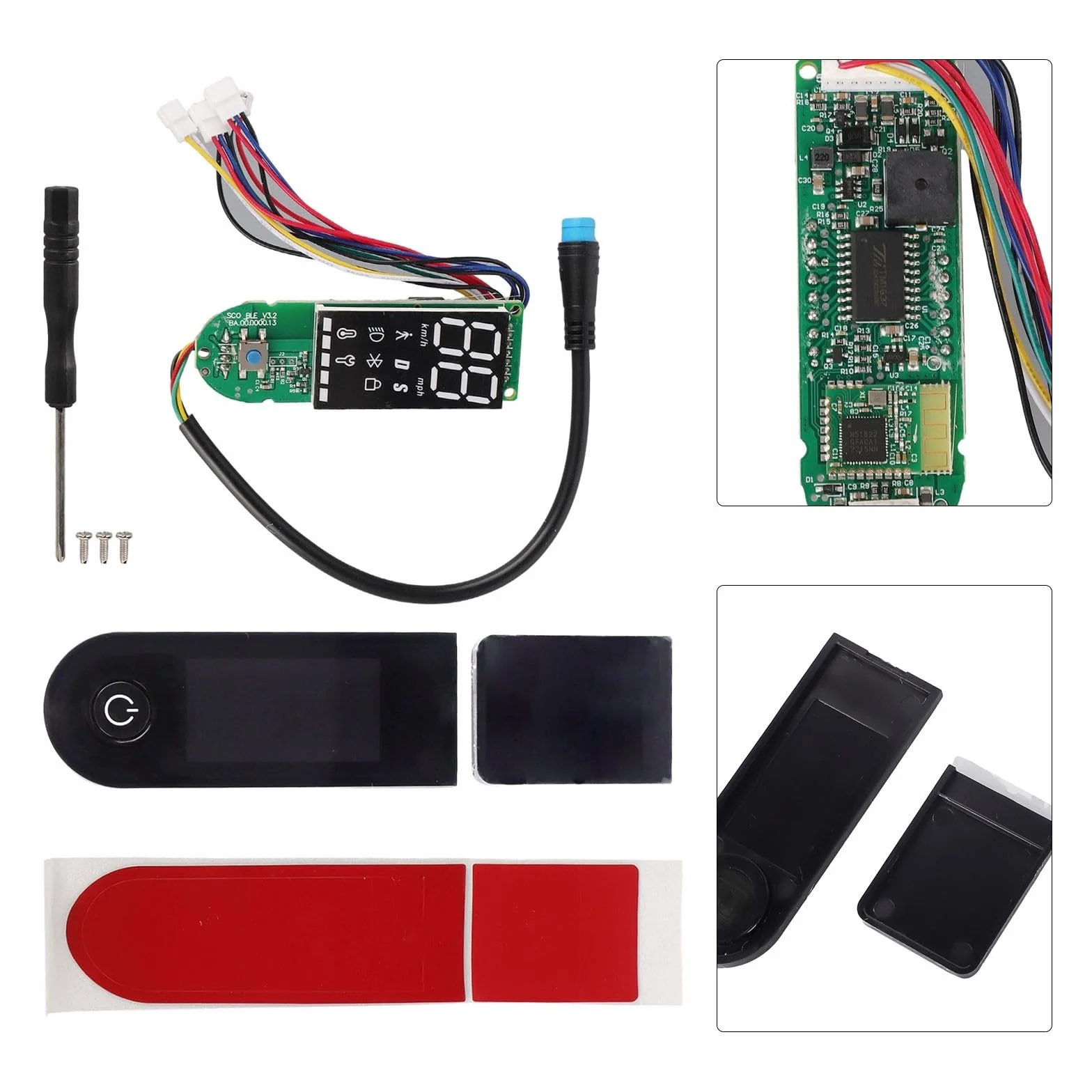 Panel de control de pantalla para scooter eléctrico Xiaomi M365/1S/PRO/PRO2/MI3