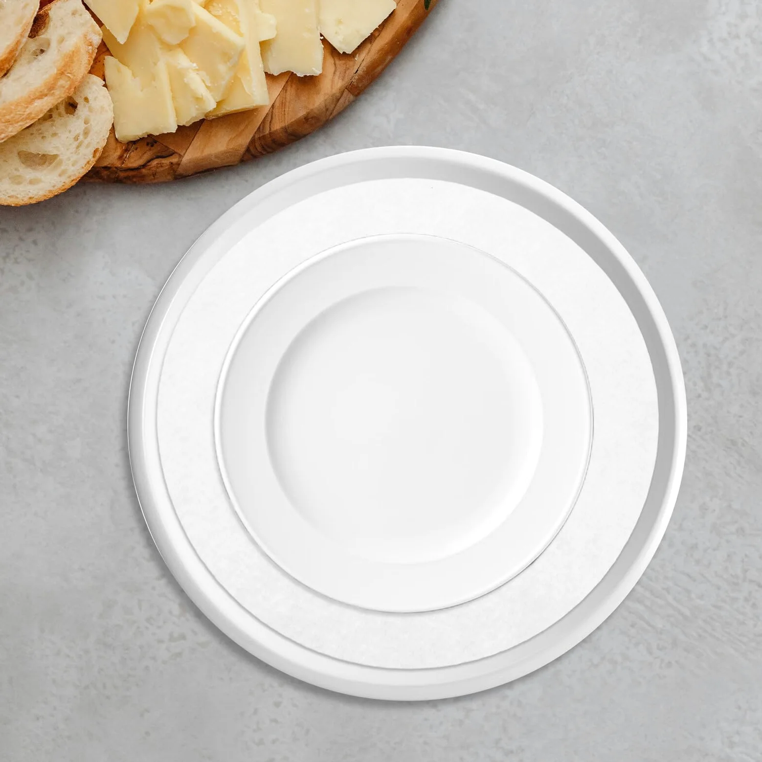 50 Piezas Protector De Placa Fieltro Separador De Sartenes Agarraderas para Ollas De Cocina White