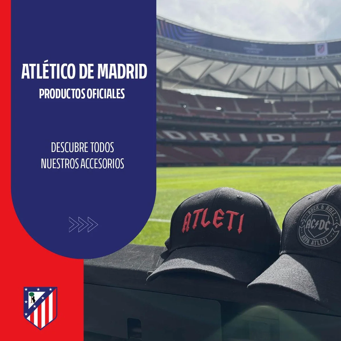 Atlético de Madrid 1903 Botella Azul Escudo