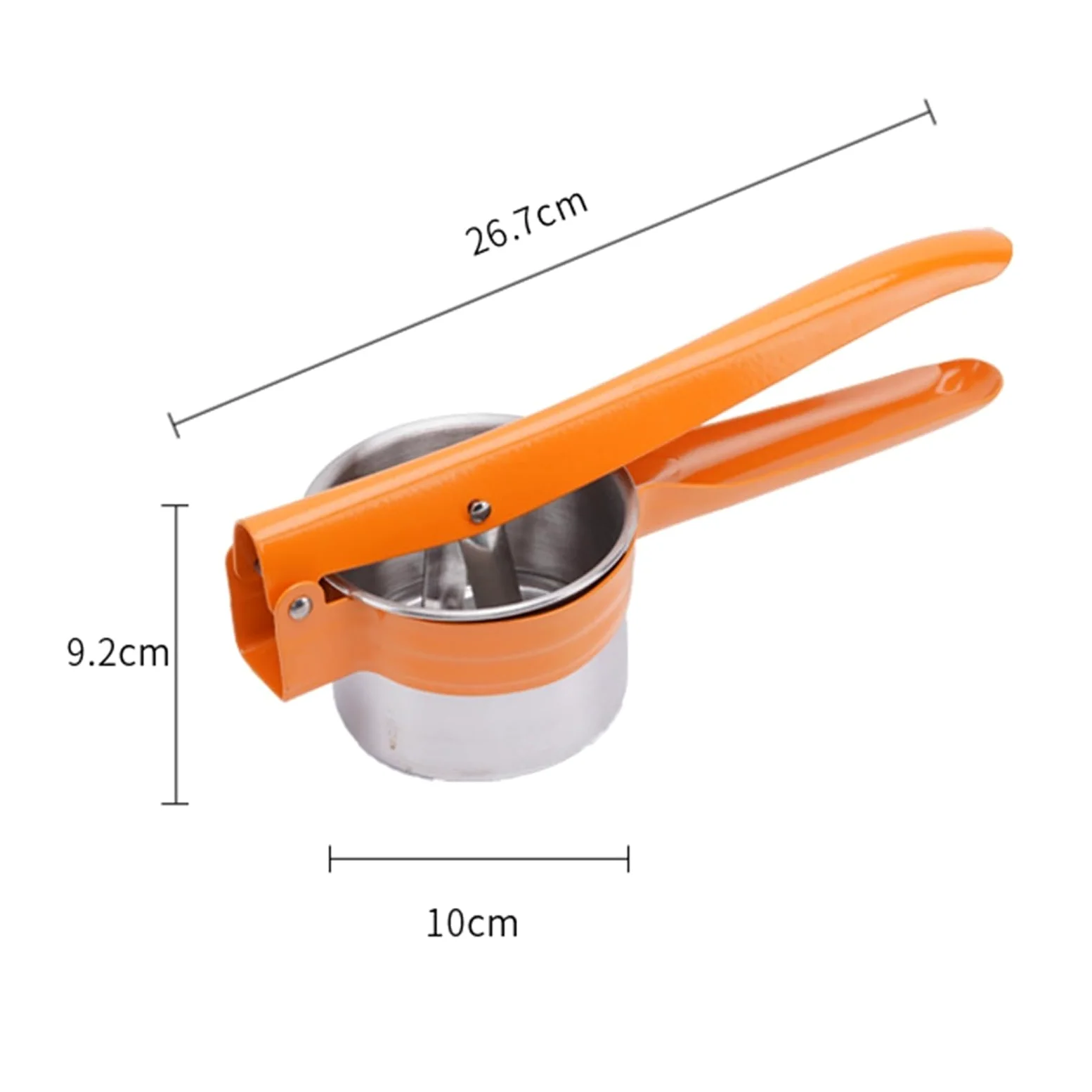 Prensador de Patatas Exprimidor de Patatas con 3 Discos Intercambiables Puré de Patatas Frutas Verduras y más Exprimidor y triturador de Patatas Chef Genial