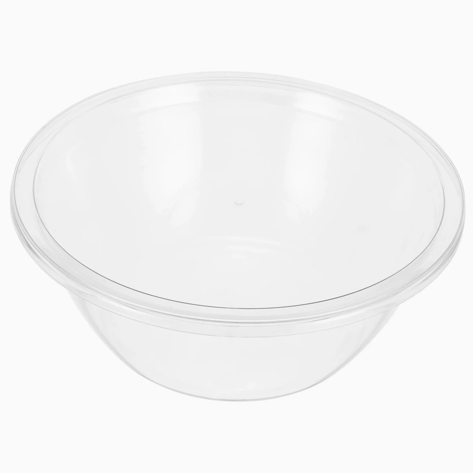 Alipis Bol Grande de Plástico con Tapa Transparente y Resistente Deformación Multiusos para Amasar Preparar Ensaladas y Almacenar para Cocina Familiar