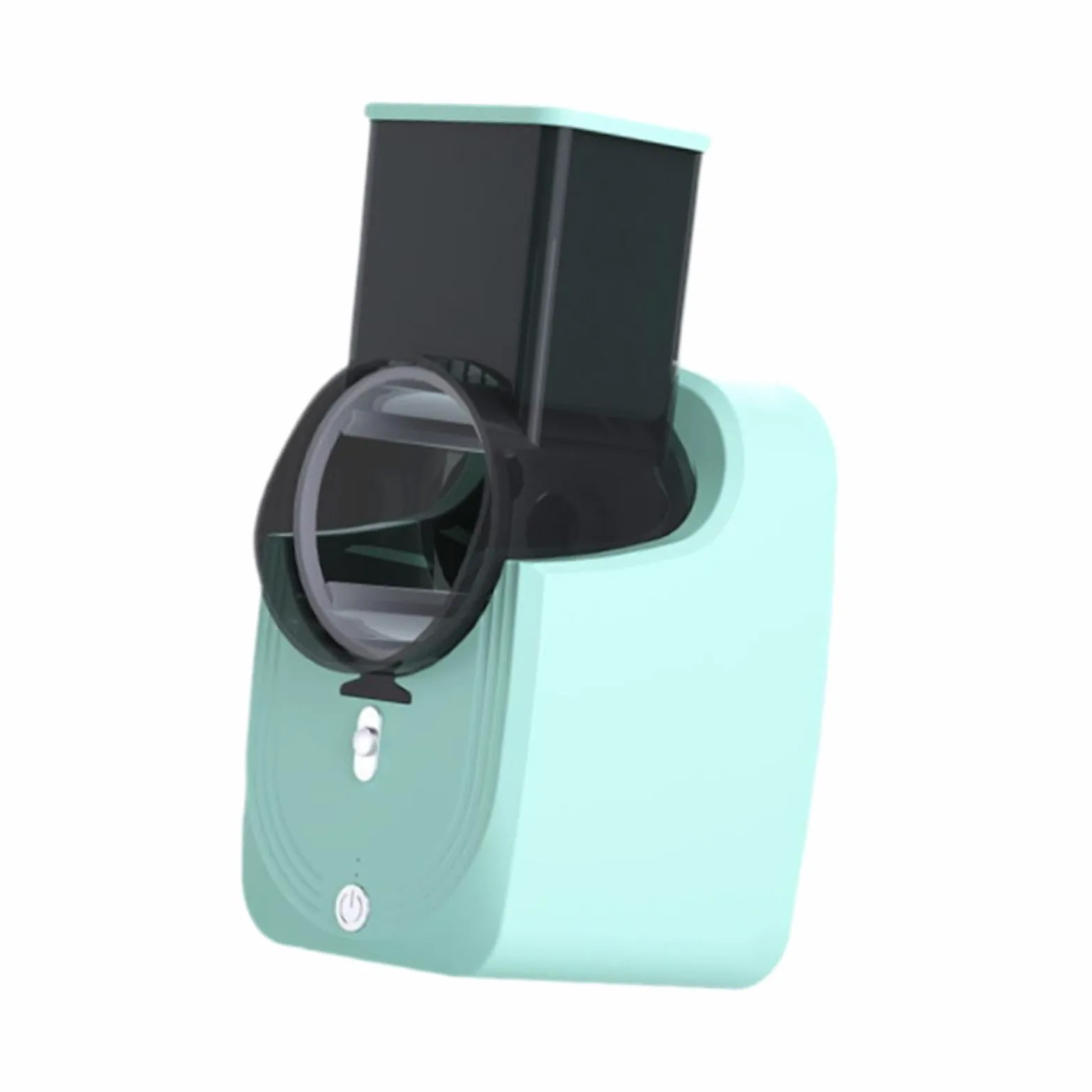 Rallador Eléctrico Rebanador Picador con 3 de Acero Inoxidable y Material Resistente Adecuado para Cocina Doméstica, Verde, Individual