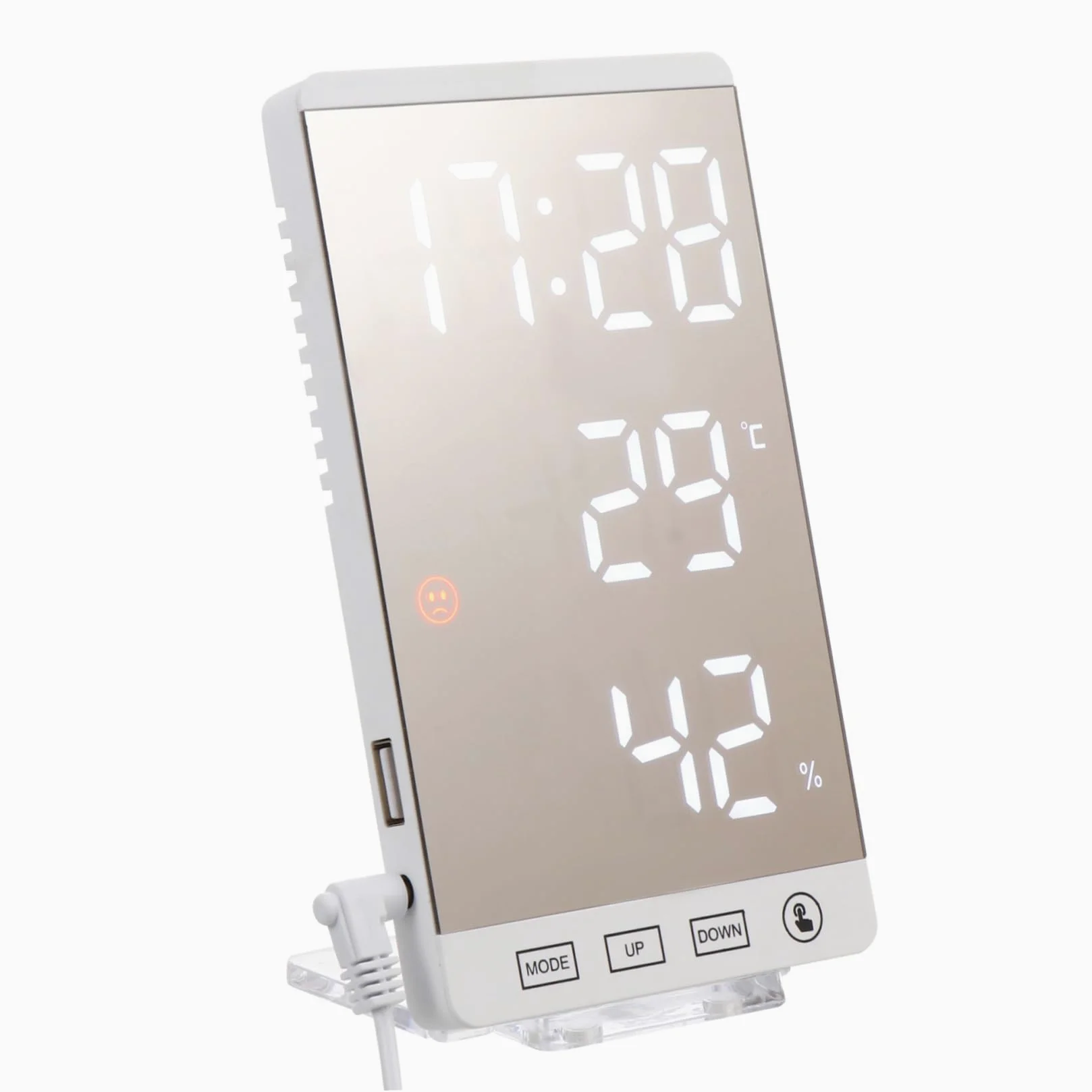 Cabilock Reloj Alarma Atenuación Manual Despertador Inteligente Ligero y Compacto