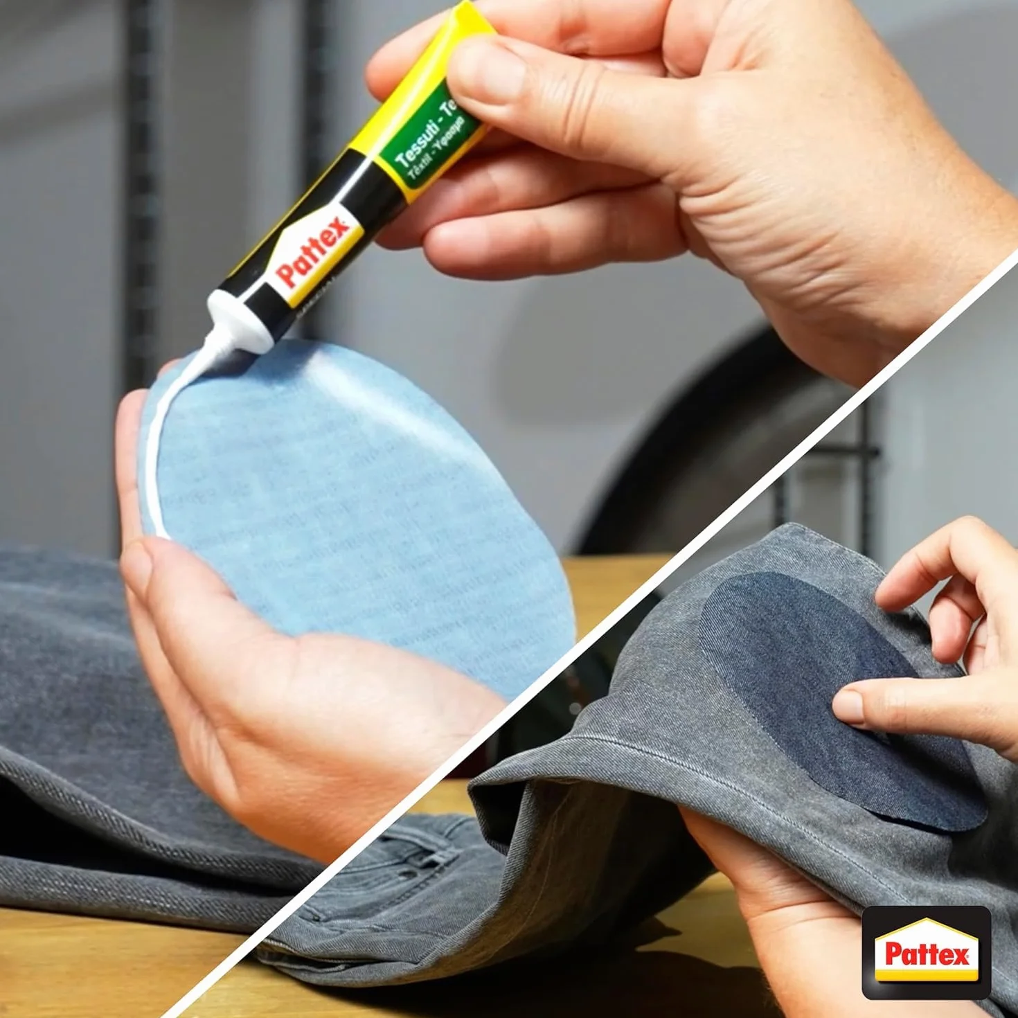 Pattex Special Pegamento Textil, pegamento fuerte resistente al lavado y al planchado, pegamento para tela y tejidos como el cuero o el tejano, secado rápido, transparente, 20 g.