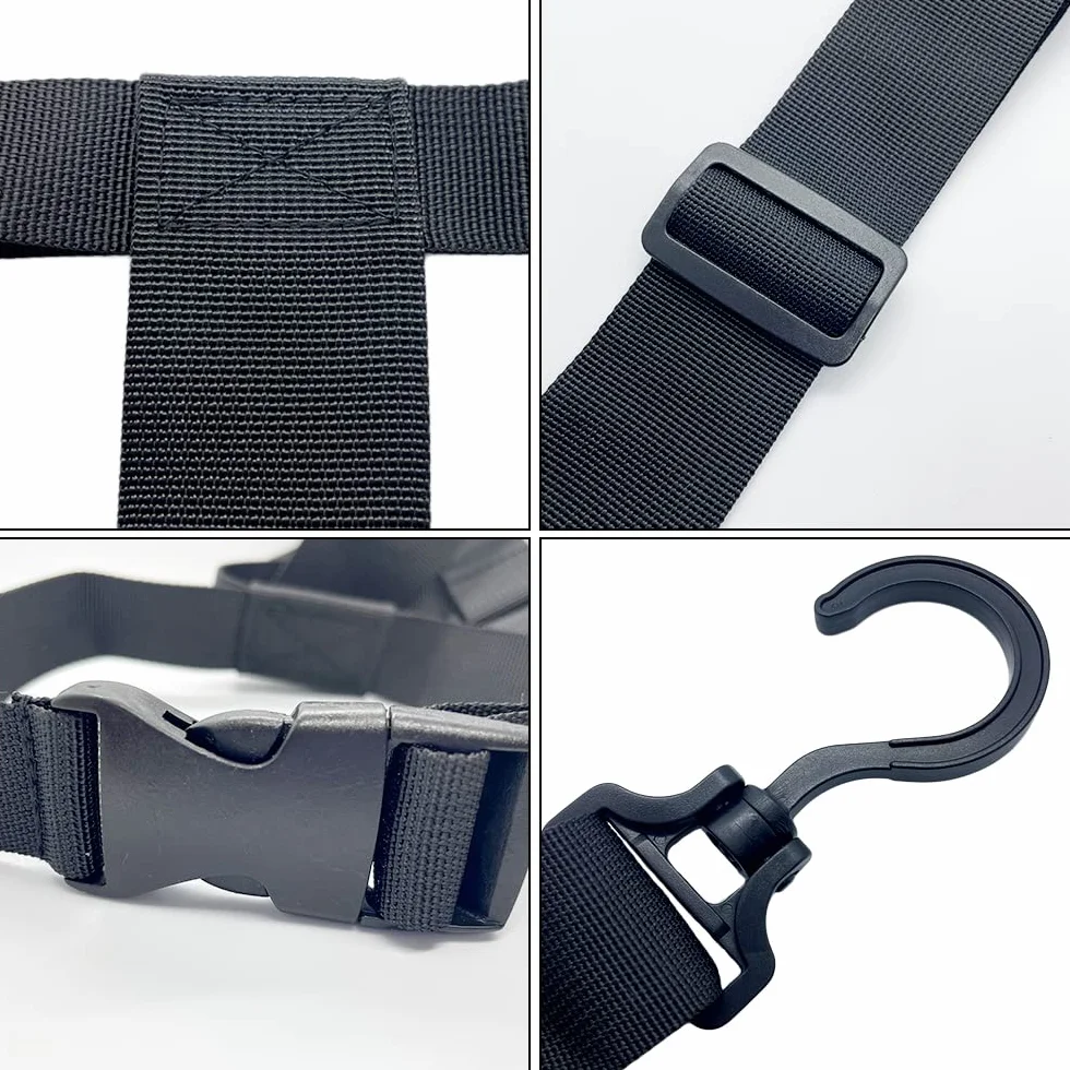 Correa para Colgar Botas de vadeador, con Gancho Giratorio Ajustable para secar y Guardar vadeadores de Pesca y Caza, Botas de Lluvia y Botas de Nieve