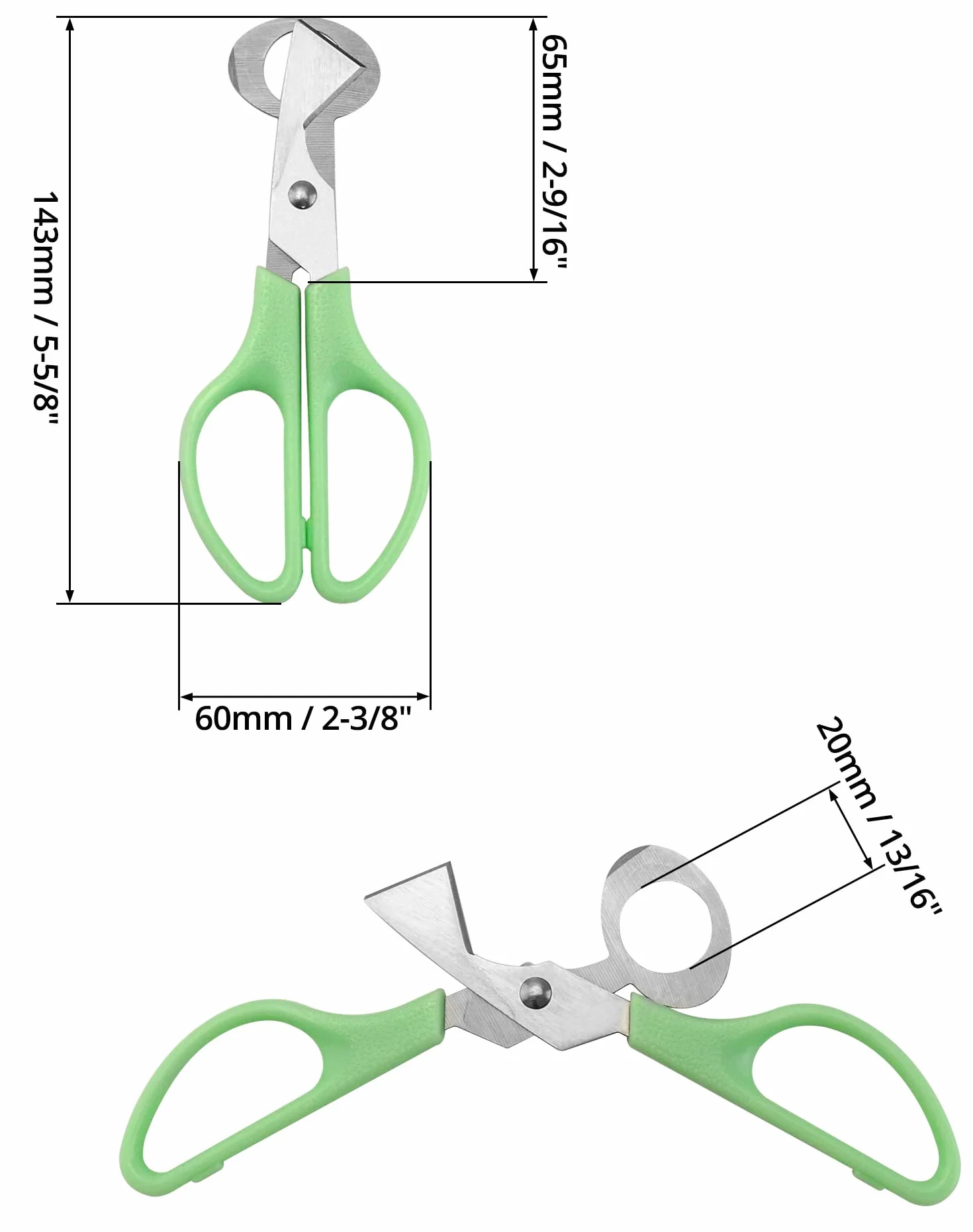 QWORK® 4 Pzs Tijeras Abre Huevos, Casca de Acero Inoxidable para Codorniz, Hogar y Cocina