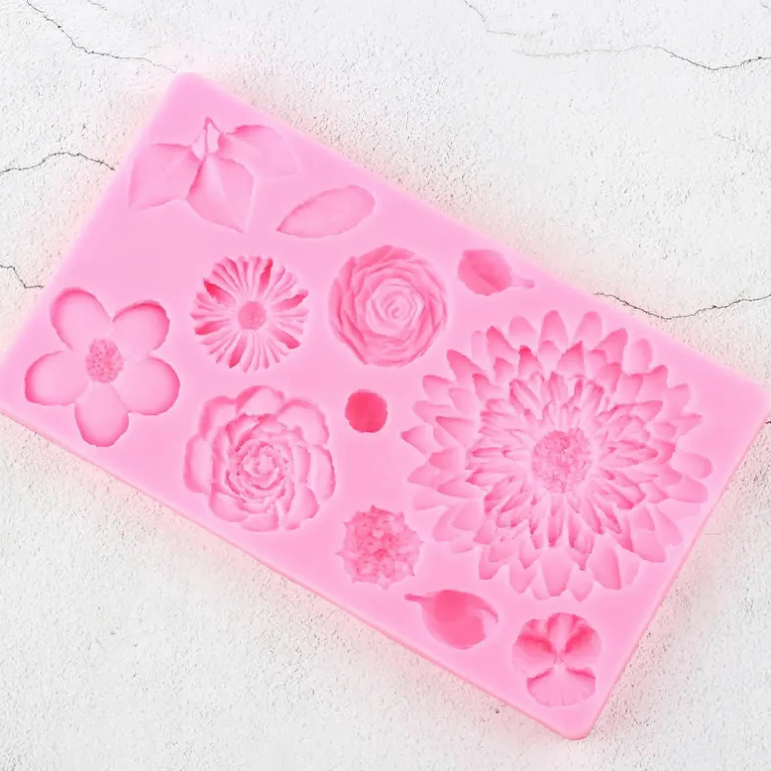 Moldes de silicona para manualidades, molde de chocolate, 20,2 x 11,5 cm, moldes de silicona para decoración de pasteles, fondant, arcilla, chocolate
