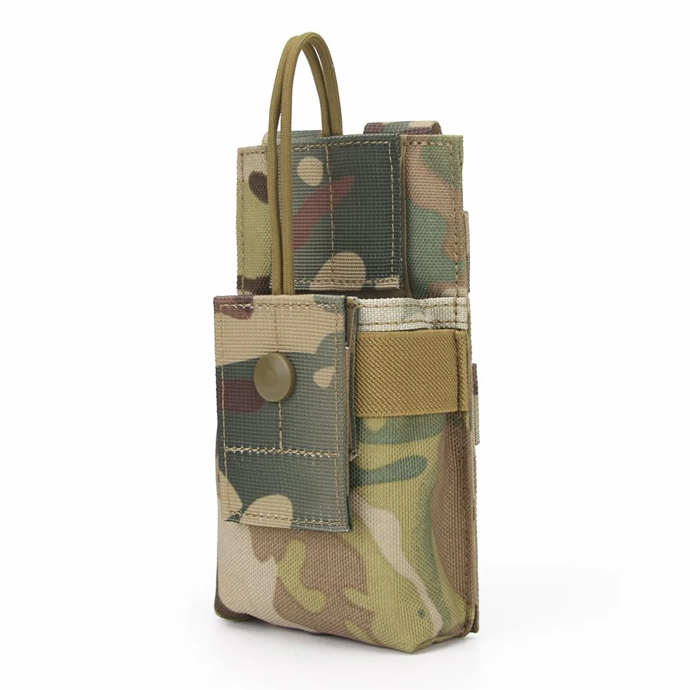 Bolsa táctica MOLLE 1000D para Airsoft walkie-talkie caza paintball