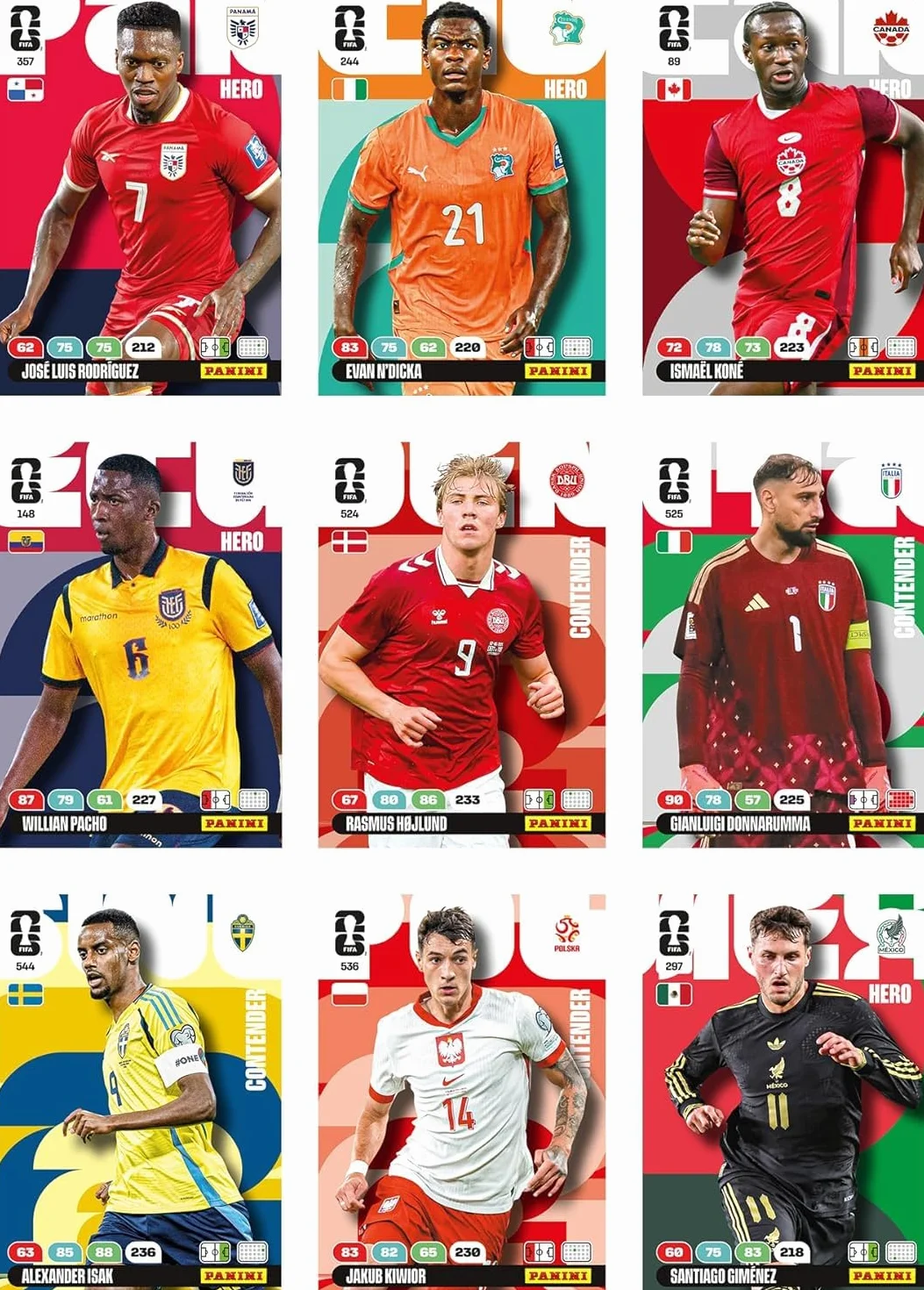 Copa Mundial de la FIFA 2026 Trading Cards Game Blister 1 Bolsa Premium de 10 Cartas