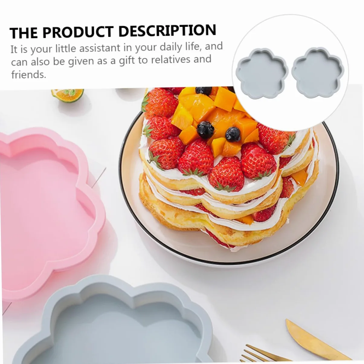 IMIKEYA 4piezas Molde De Para Pasteles Forma De Para Repostería y Decoración De Postres Cumpleaños y Celebraciones