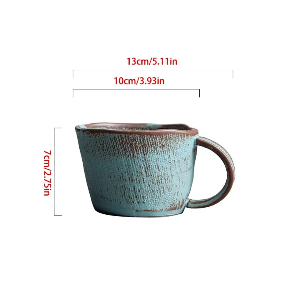 NEBE Taza Café Taza De Café Creativa Hecha A Mano, Té For Desayuno En Casa, Restaurante Retro(D)