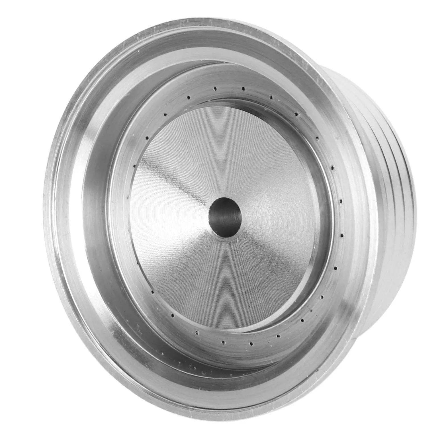 Cápsula de café reutilizable con tapa, cepillo de cuchara, tapas de cápsulas de café recargables, cápsulas de café suaves y recargables hechas de acero inoxidable y plástico