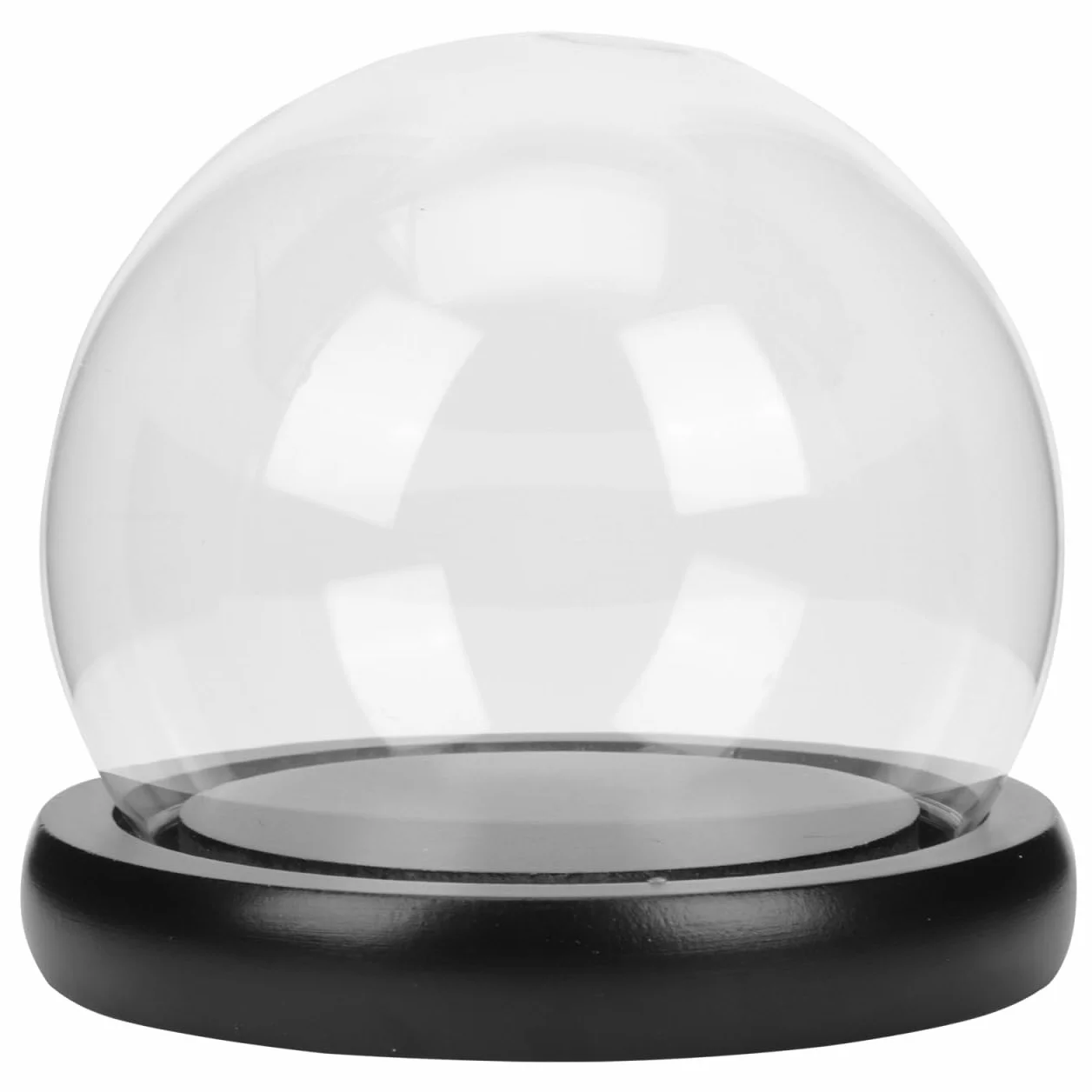 Juego De Cúpula De Cristal Transparente Con Base De Luz LED