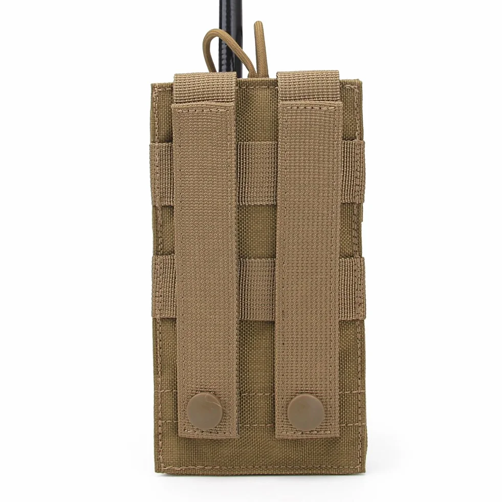 Bolsa táctica MOLLE 1000D para Walkie-Talkie caza paintball
