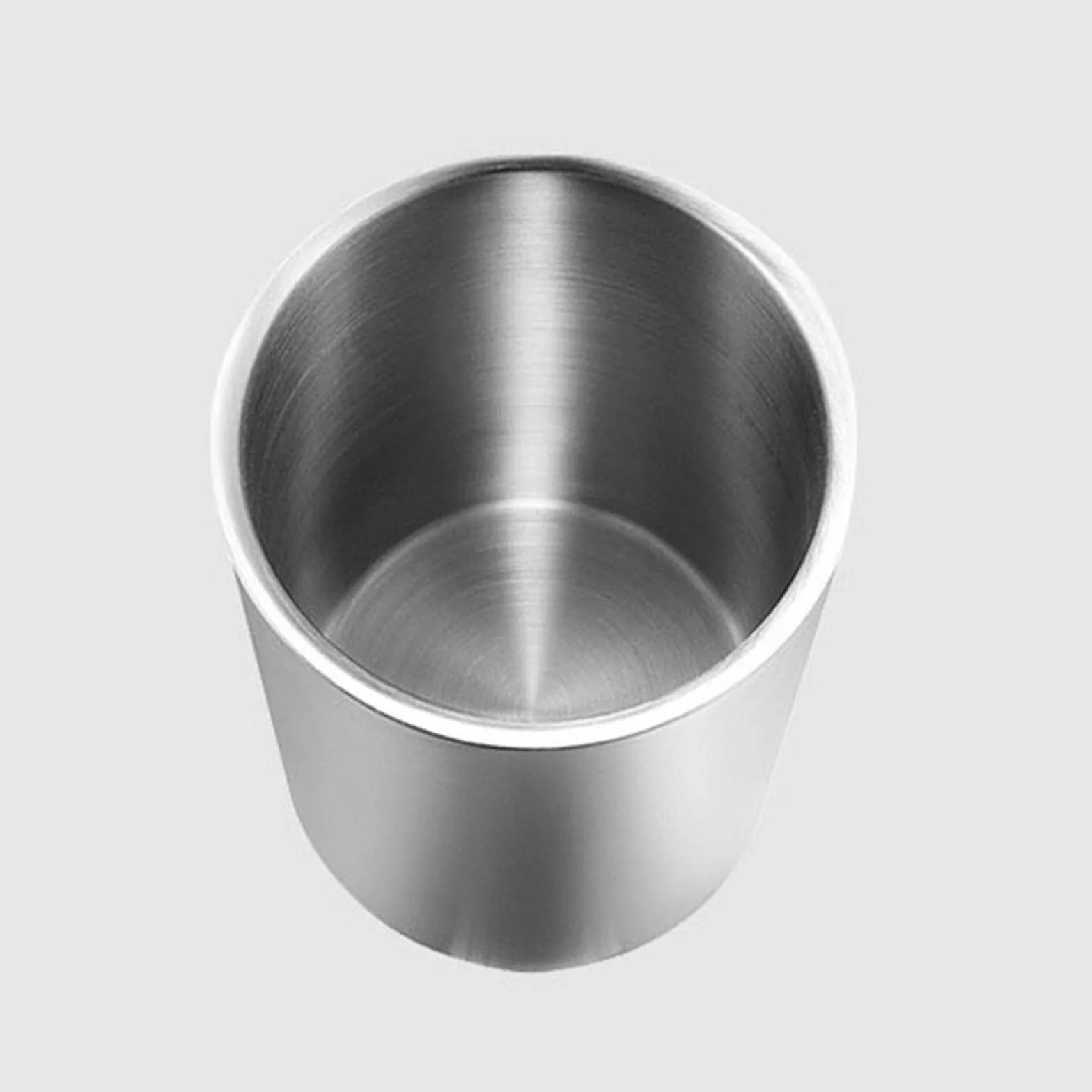 Cubiteras para Hielo Cubo de hielo de doble pared de acero inoxidable con aislamiento térmico, contenedor redondo, Enfriador de hielo for vino, armario de cerveza, herramienta de cocina Cubo de Hielo