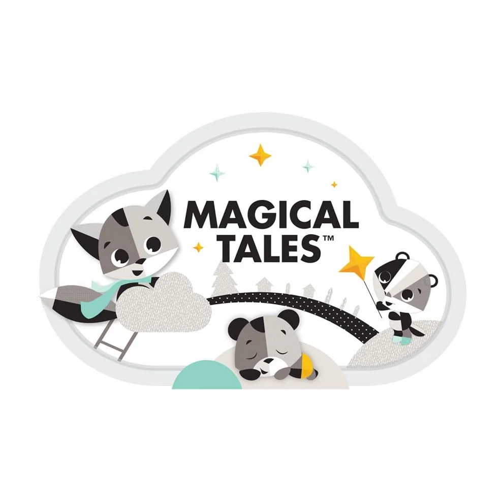 Tiny Love Take-Along-Mobile, Movil Cuna Bebe Musical 3 en 1, 0+ Meses, Movil Bebe Silla de Paseo, Móvil Musical Portátil, 3 Conectores, 5 Melodías, 30 Min de Música Continua, Magical Tales