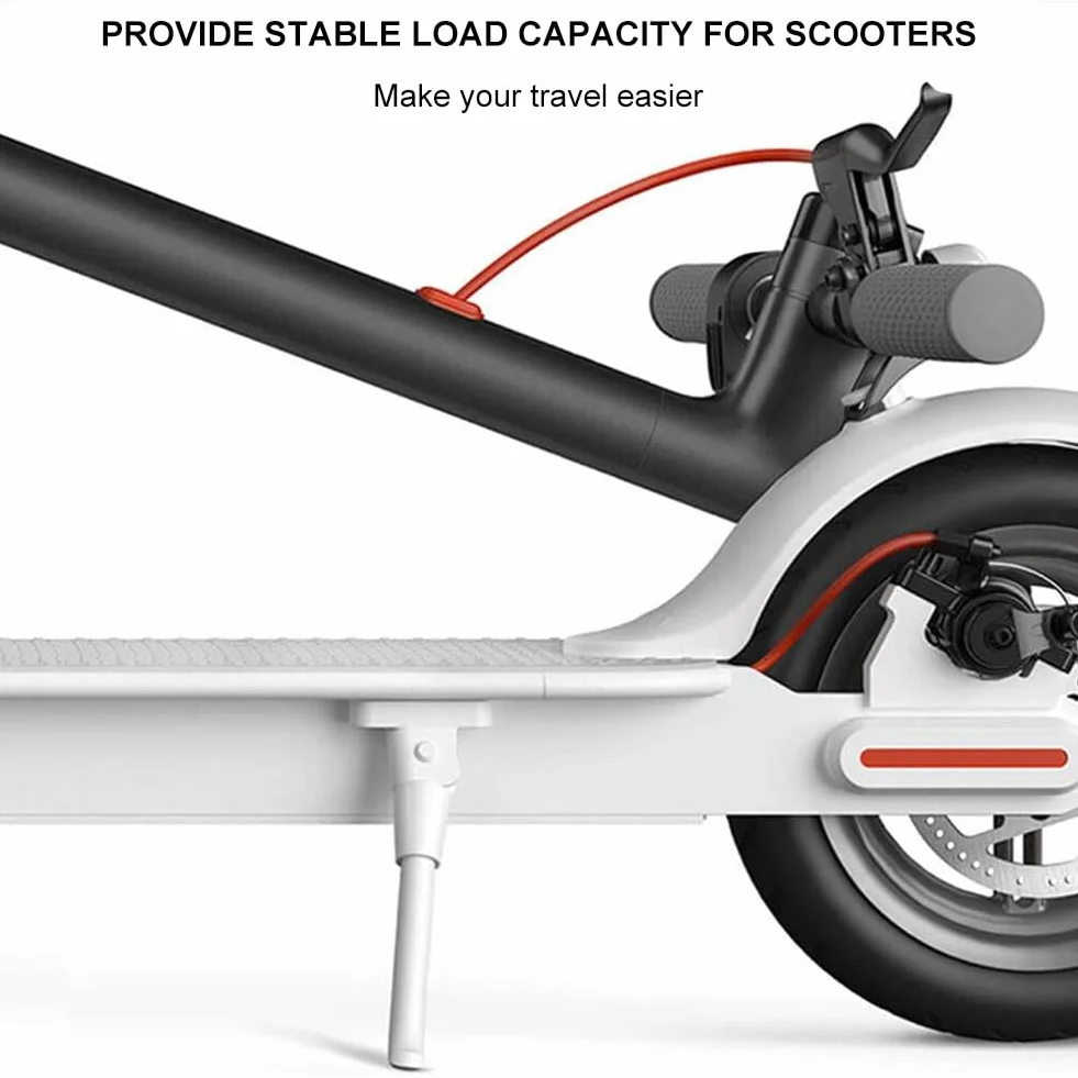 Butyeak Pata de Cabra para Xiaomi M365 Scooter, Soporte de Estacionamiento Blanco