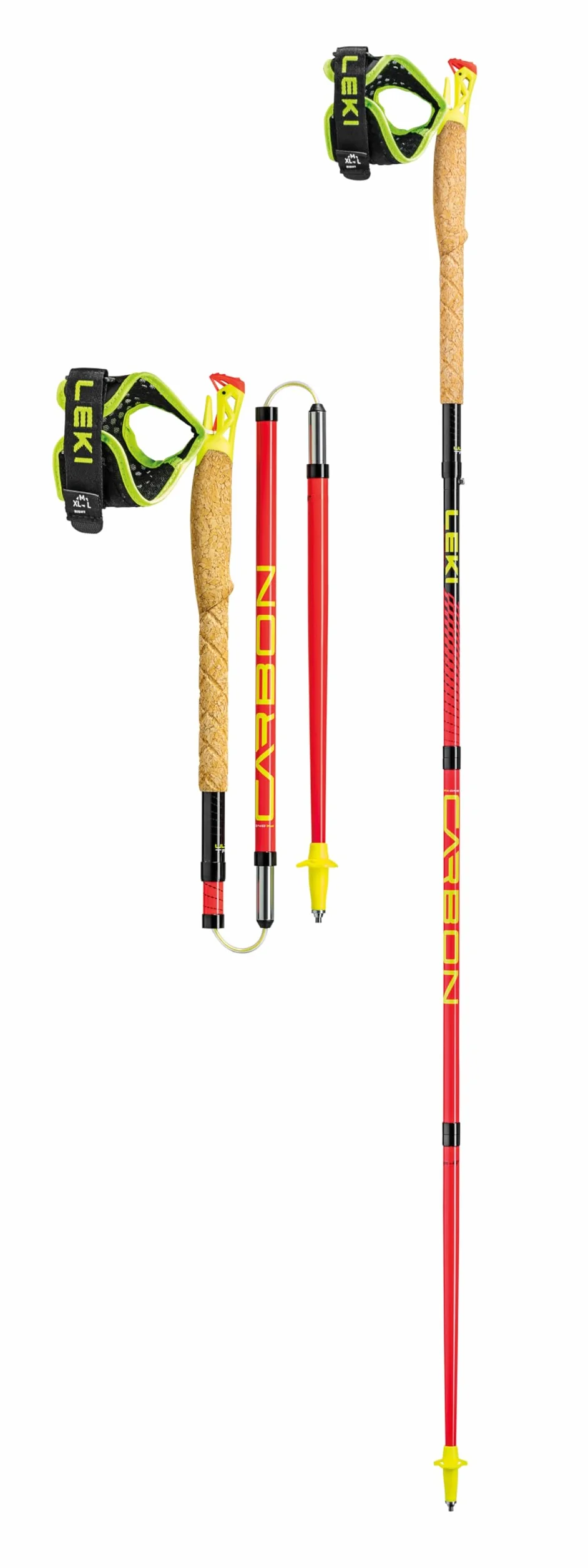 Leki Makalu FX TA Gasolina Negro Gris Plateado