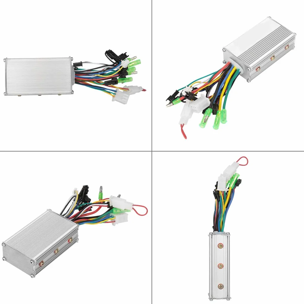Motor eléctrico sin escobillas 36V 48V 350W aleación de aluminio para bicicleta eléctrica