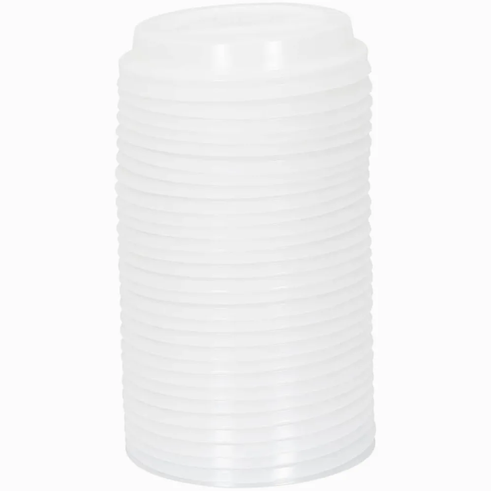 Mangloder Vasos desechables con tapas, 1000 unidades, 400 ml, de papel resistente con revestimiento de polietileno para bebidas calientes y frías, ideales para fiestas, catering, gastronomía, oficina